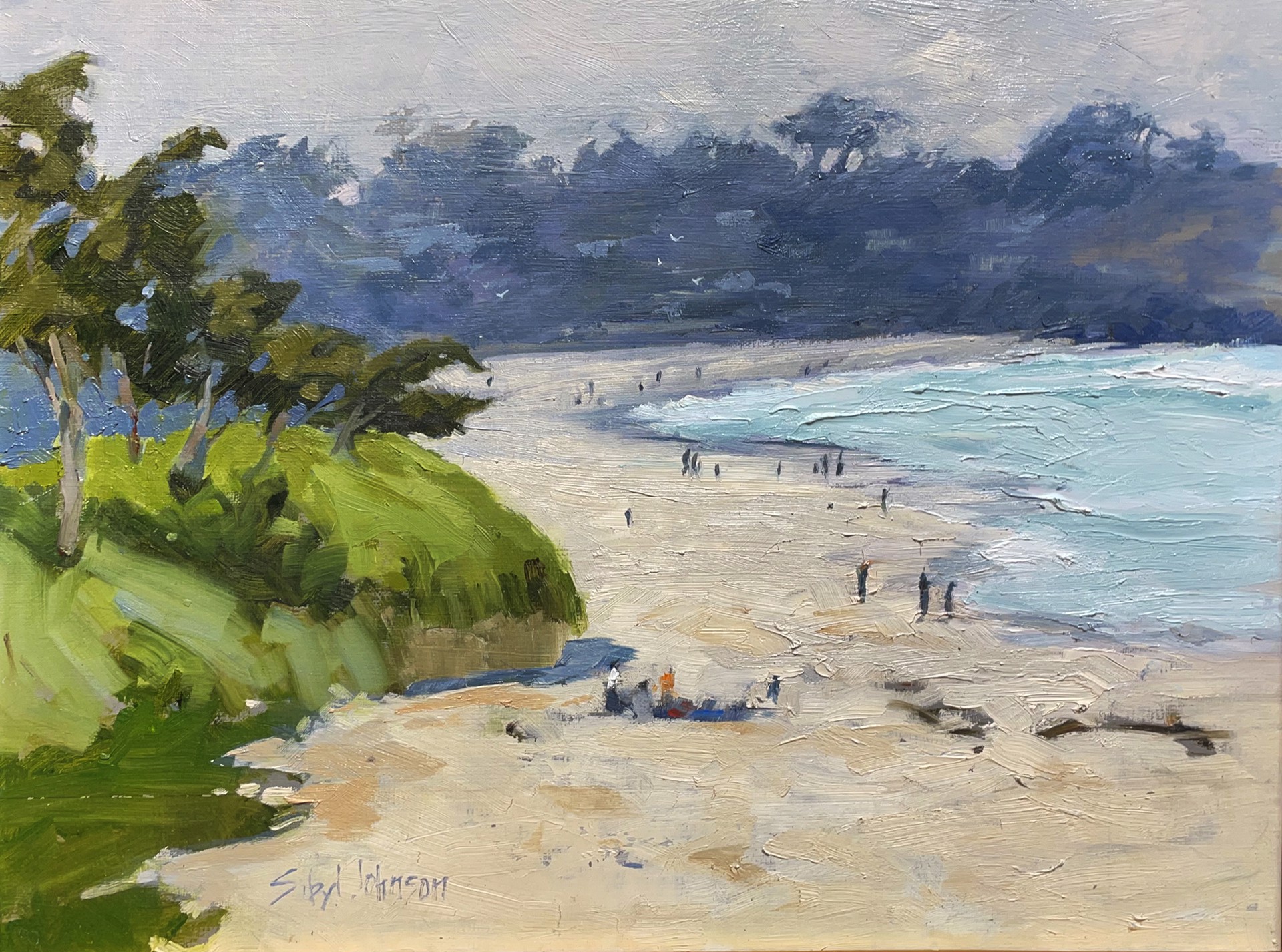 Beach Picnic by Sibyl Johnson