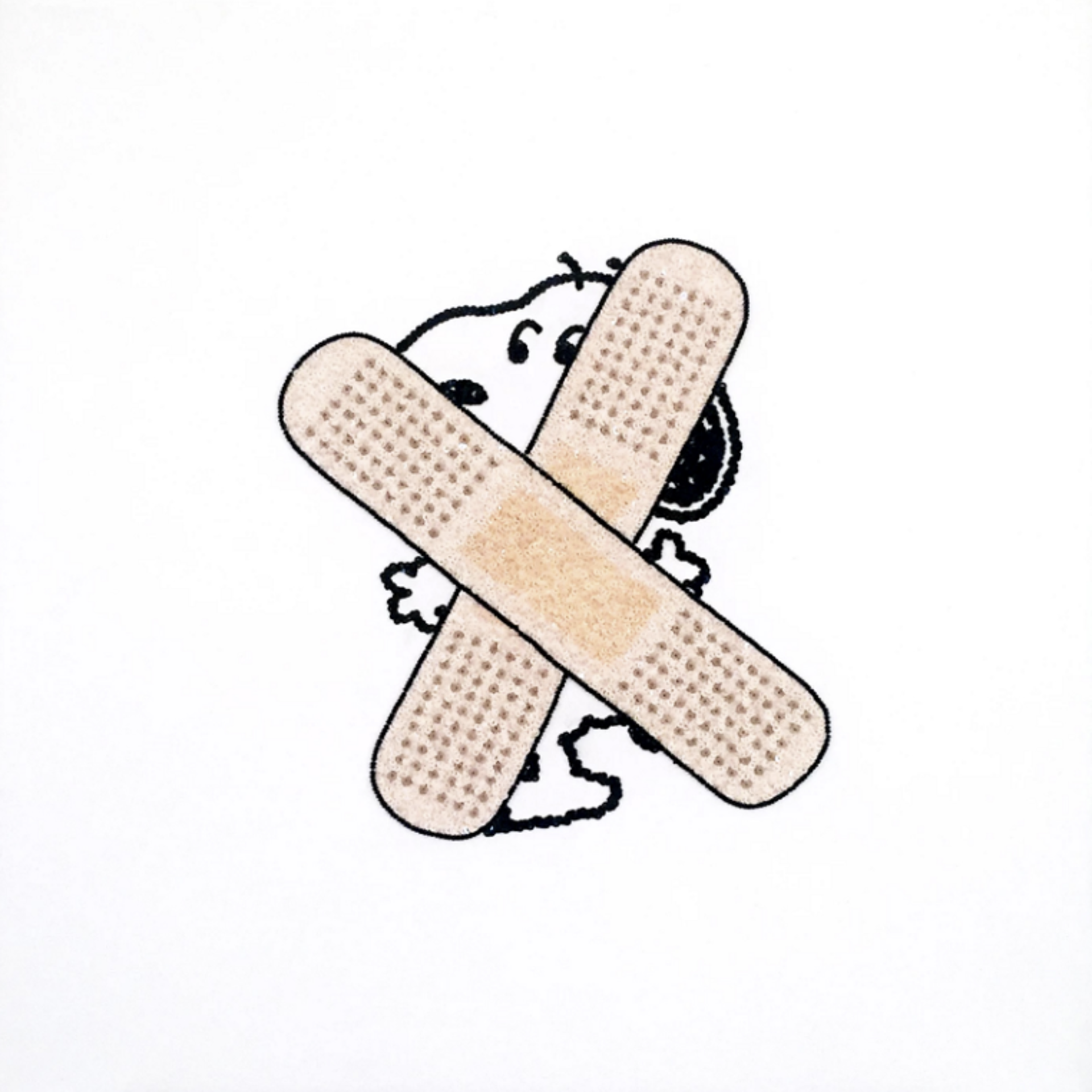 Snoopy plaster by Philip Colbert