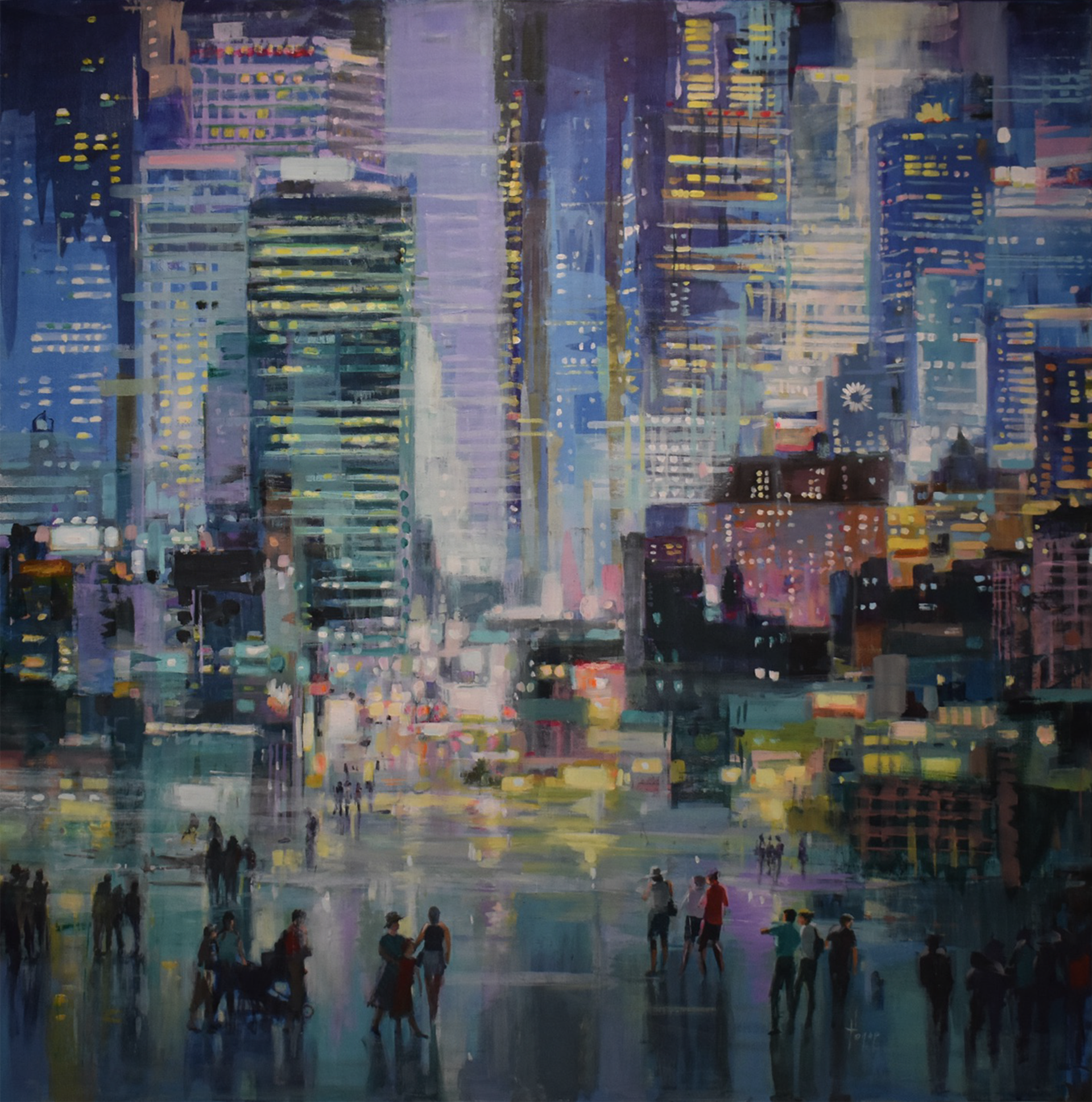City Glow by Hagop Keledjian