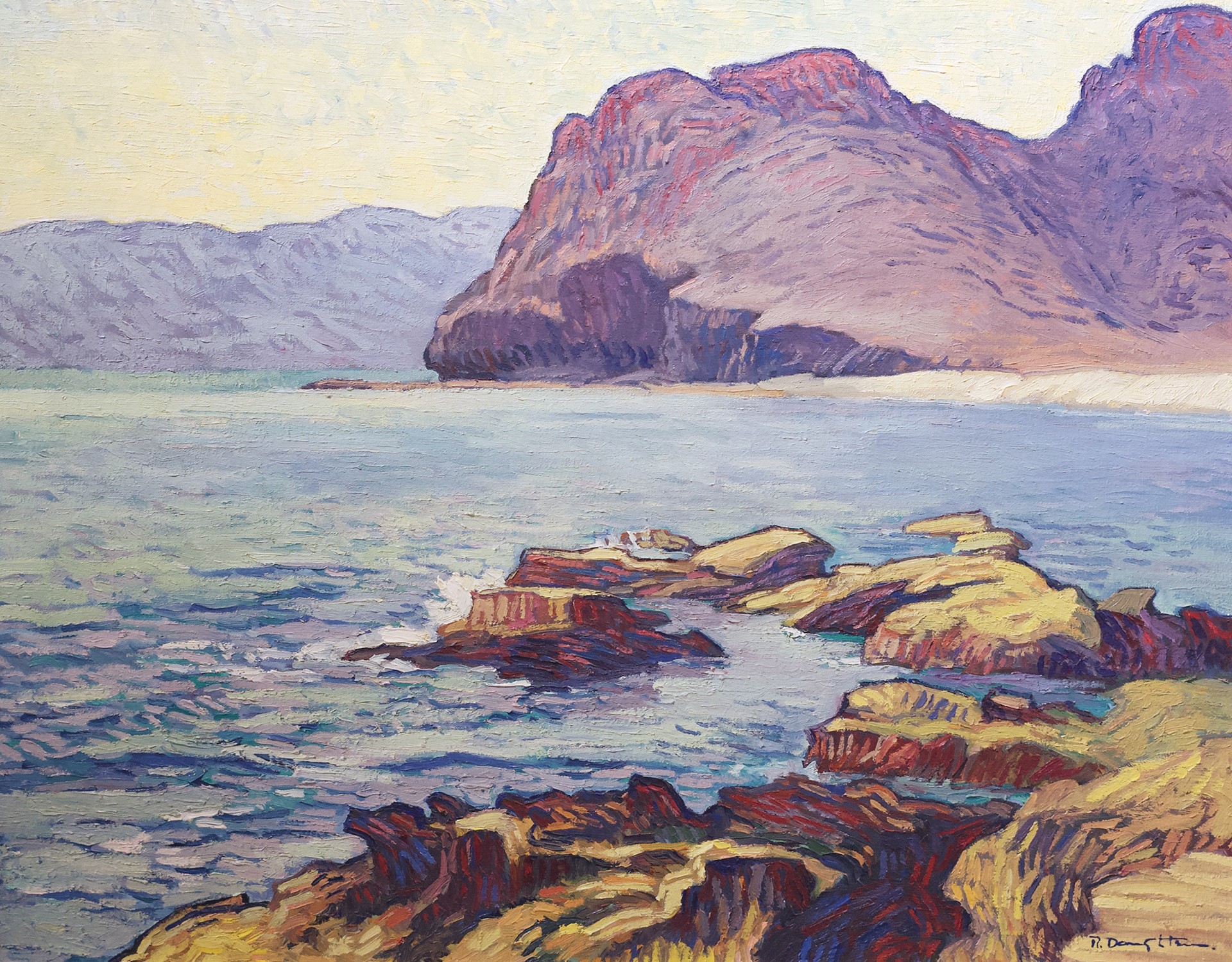 Red Rock Kino Bay by Robert Daughters (1929-2013)