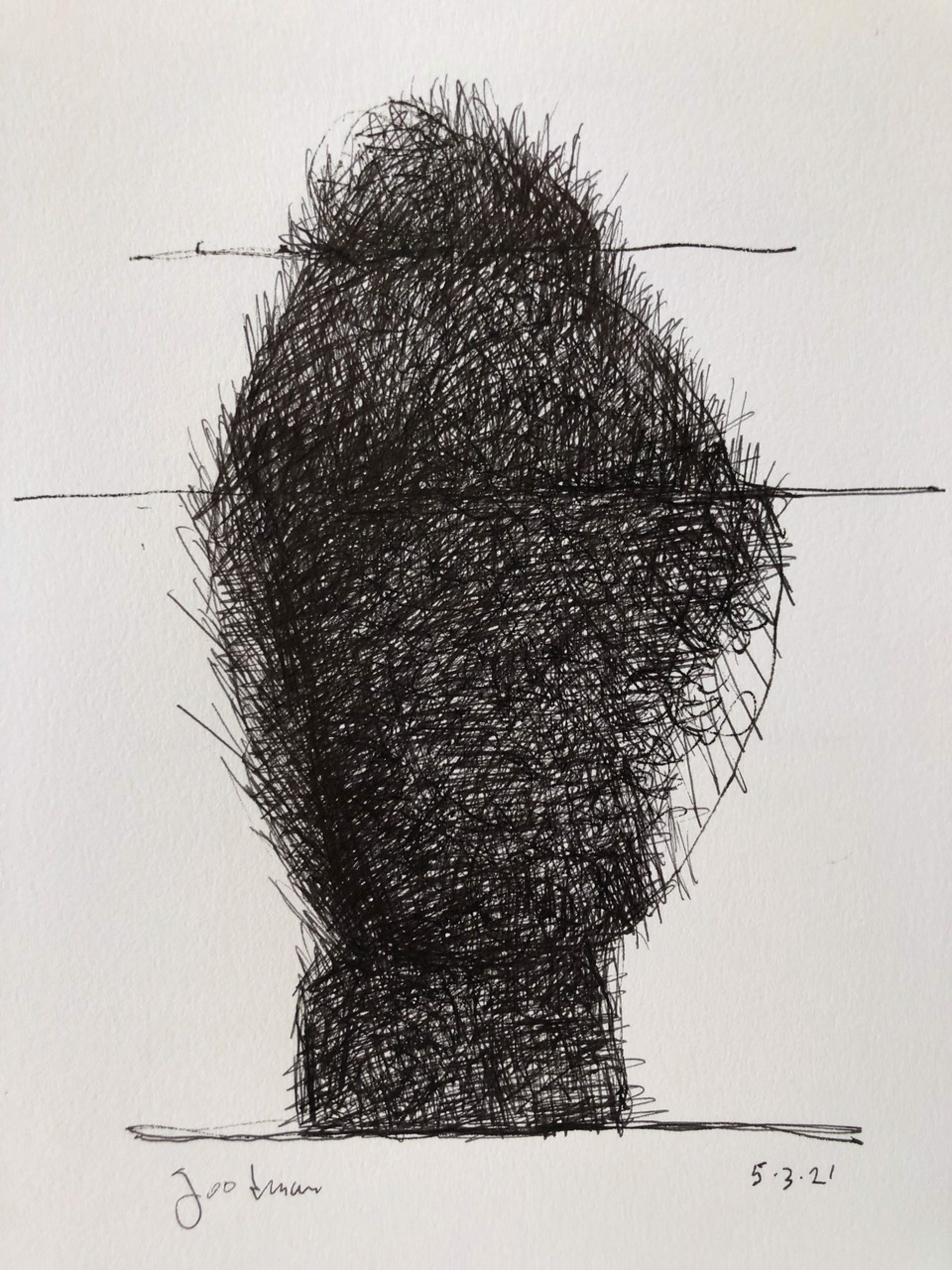 Abstract no.1, 2021 by John Goodman