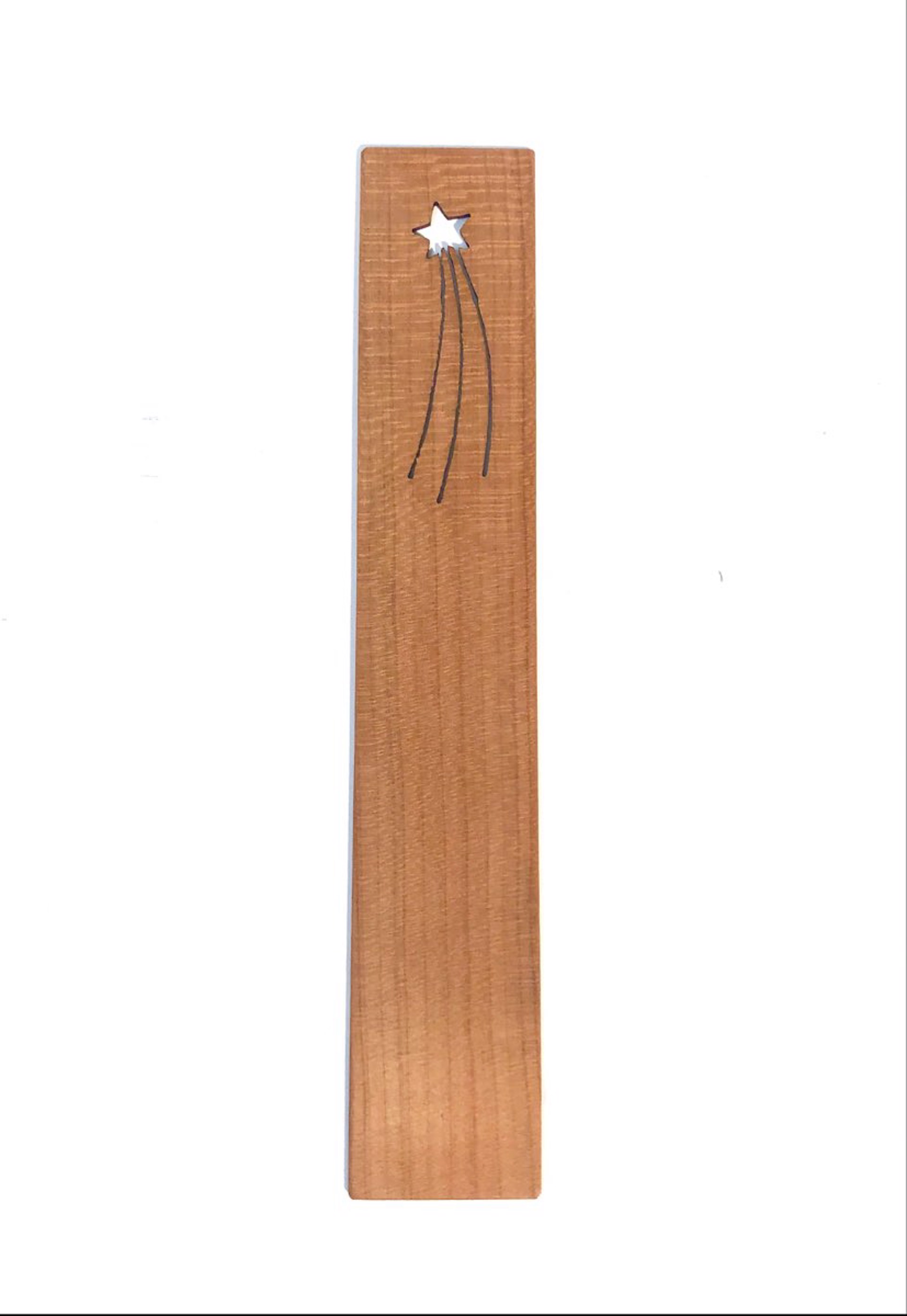 Shooting Star Bookmark by Wood Wizard