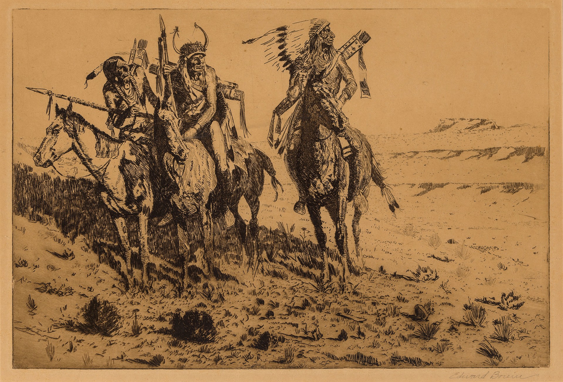 Sioux Chief by Edward Borein