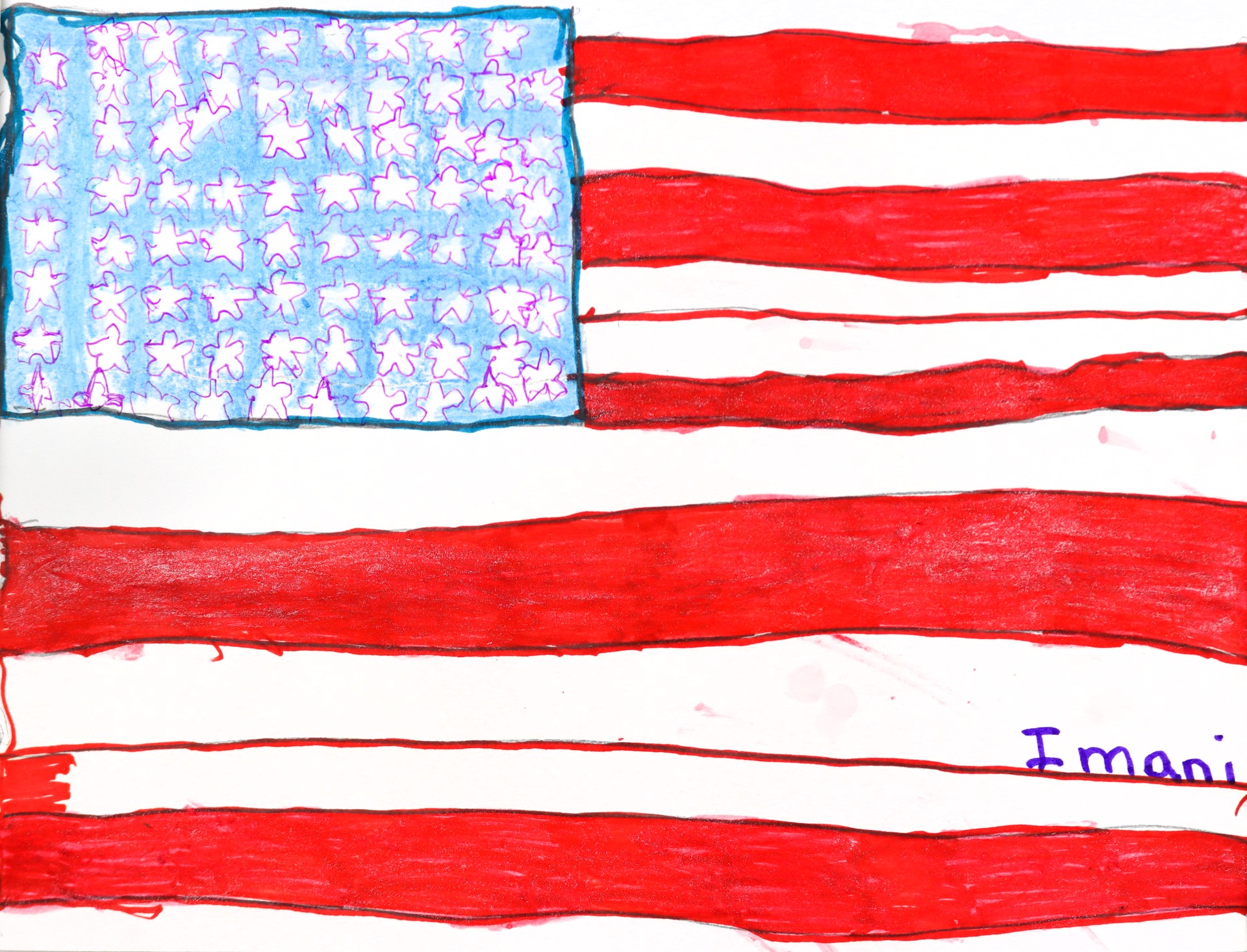 American Flag by Imani Turner