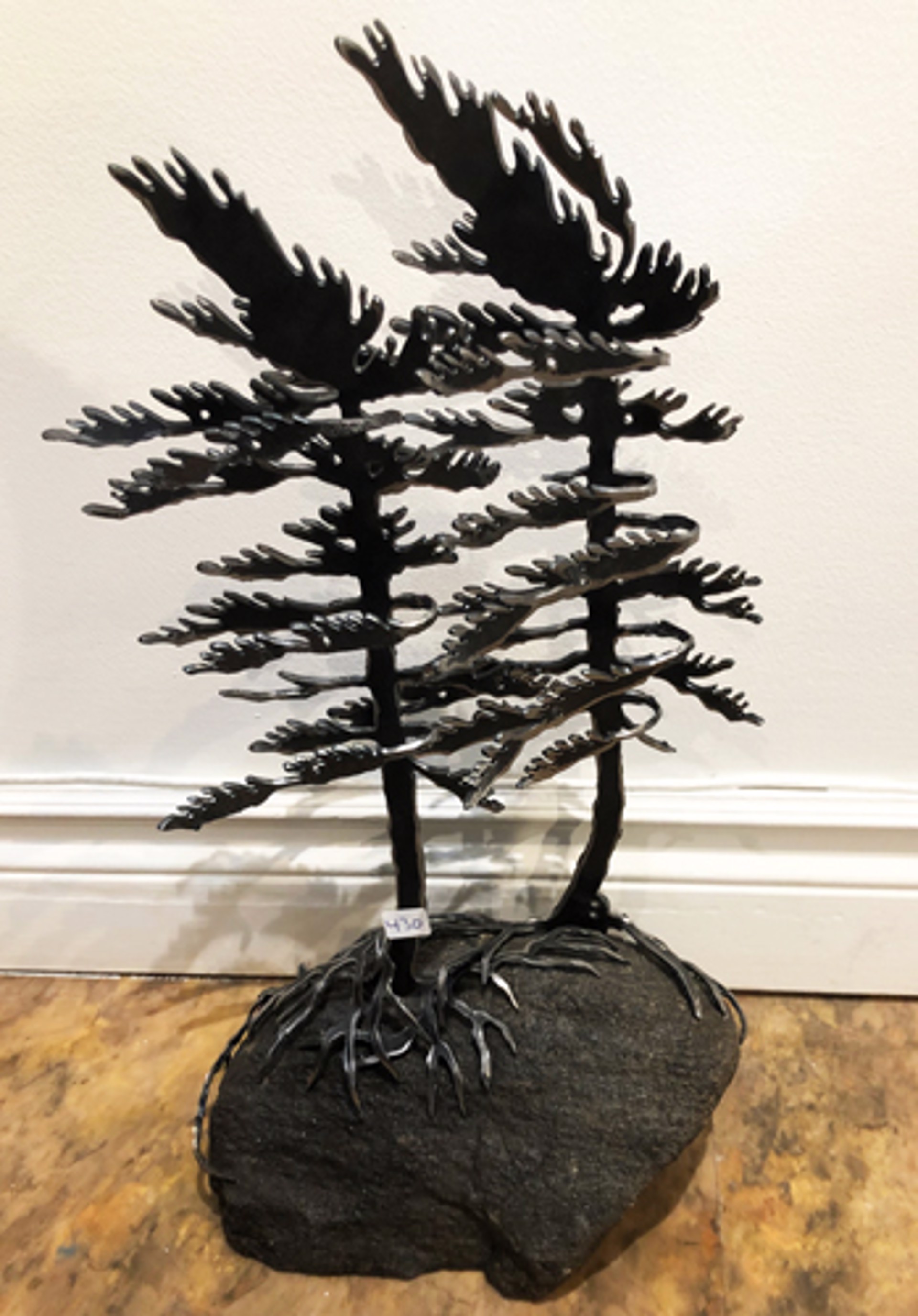 Two Windswept Pine 659547 by Cathy Mark