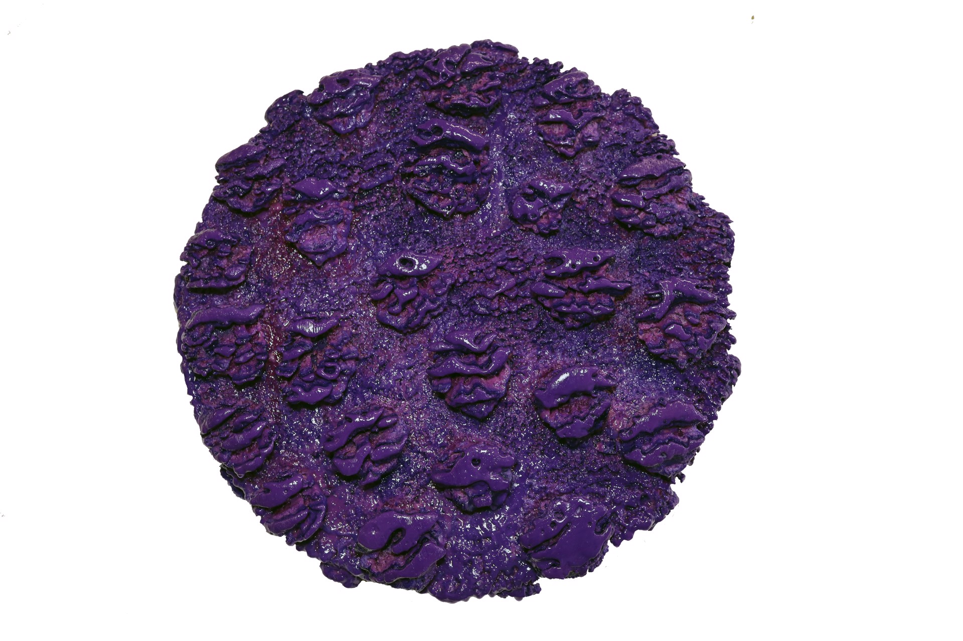 Mu Neter (Meaning Lotus Leaf) , 2021 (Purple) by Lerone Wilson