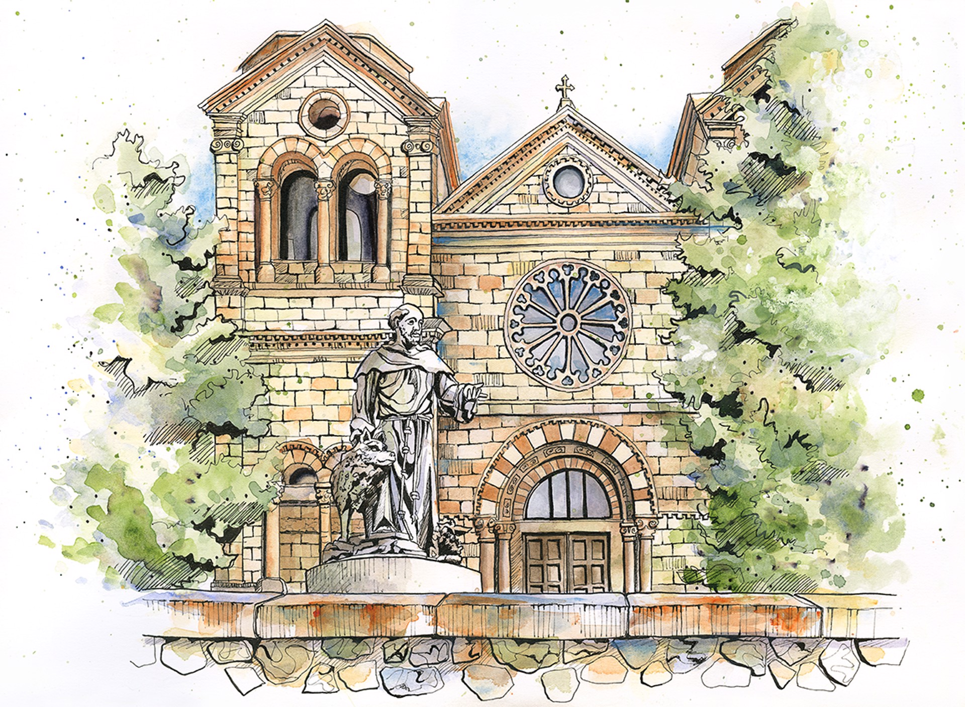 The St. Francis Cathedral by Marilee Nielsen