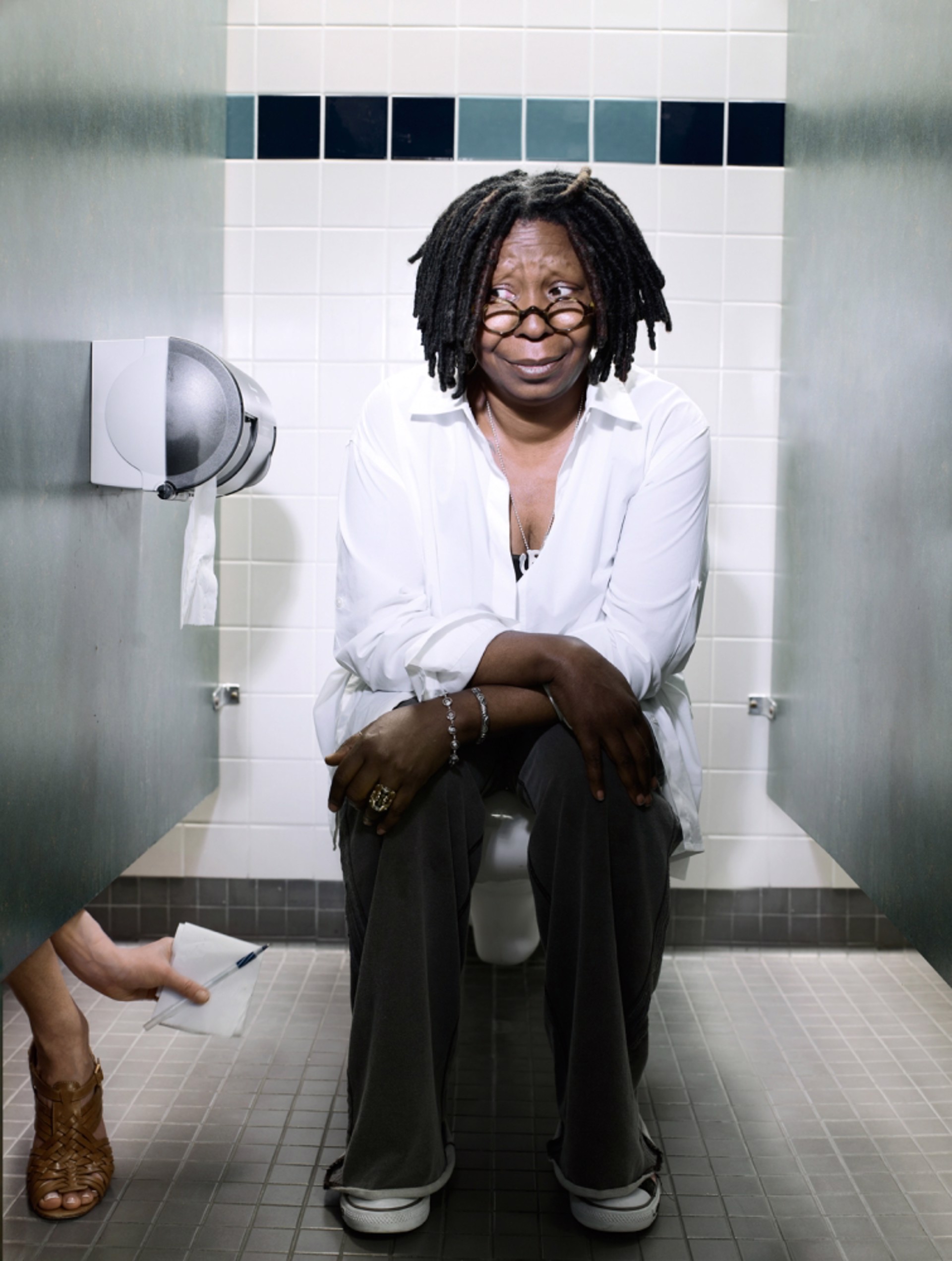 10009 Whoopi Goldberg Toilet 2010 Color by Timothy White