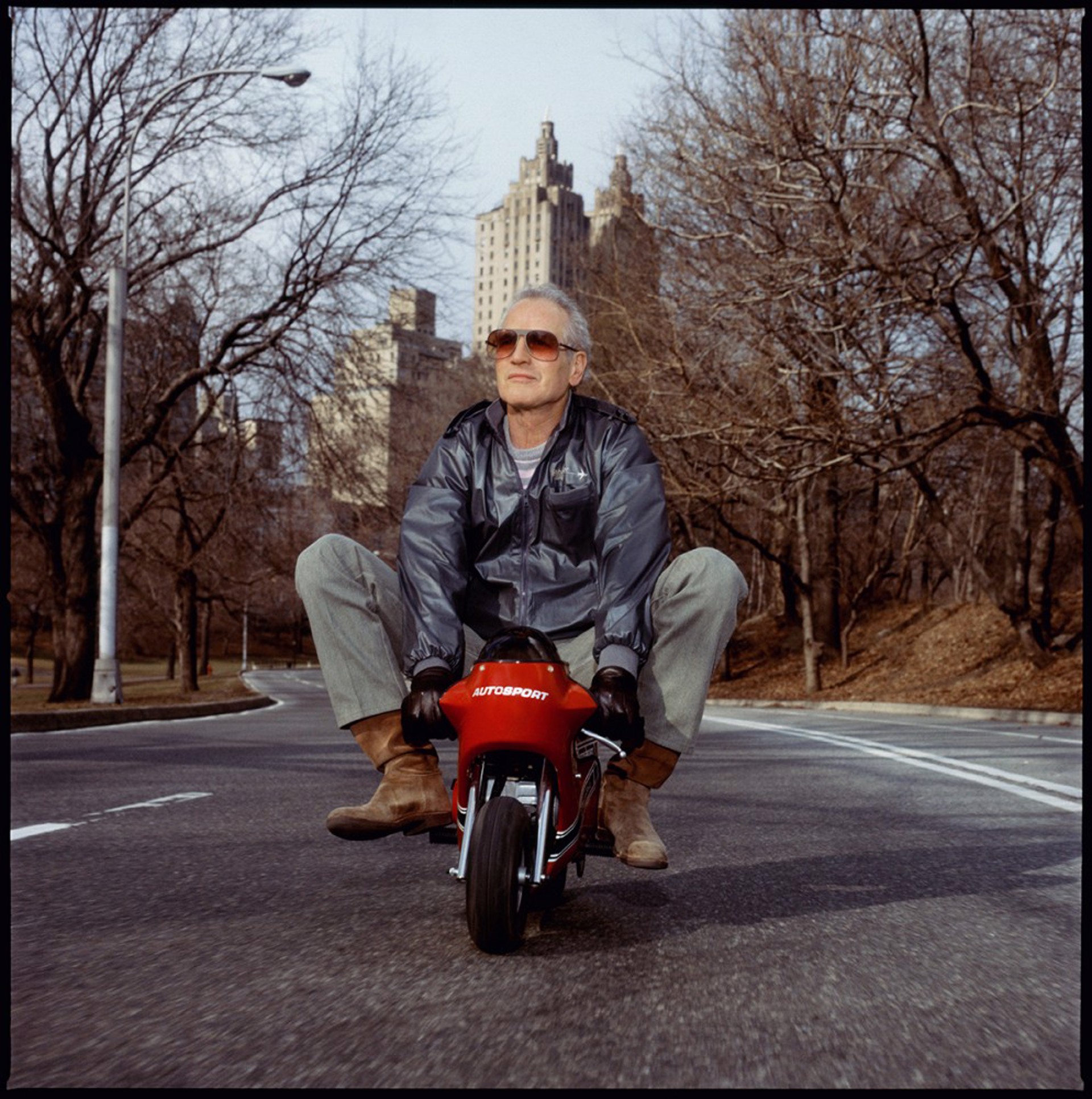 88031 Paul Newman Mini Bike Color by Timothy White