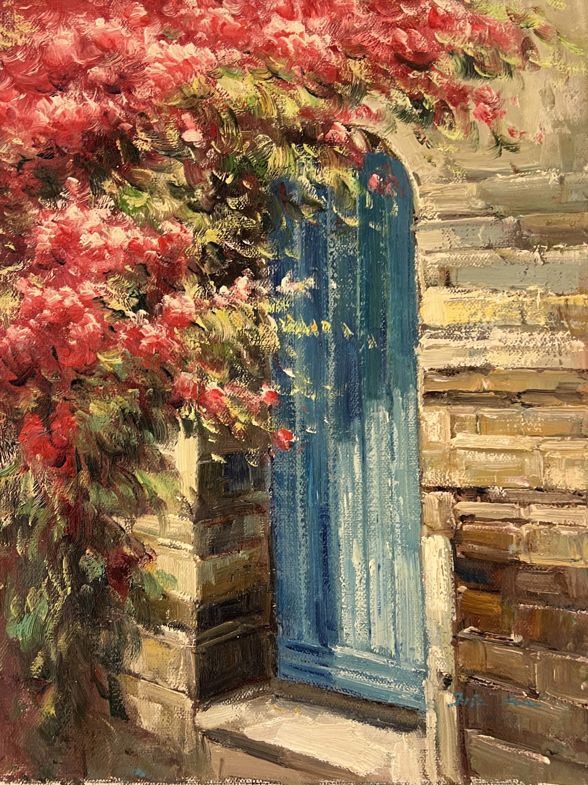 COTTAGE DOOR IV by ERIC SUN
