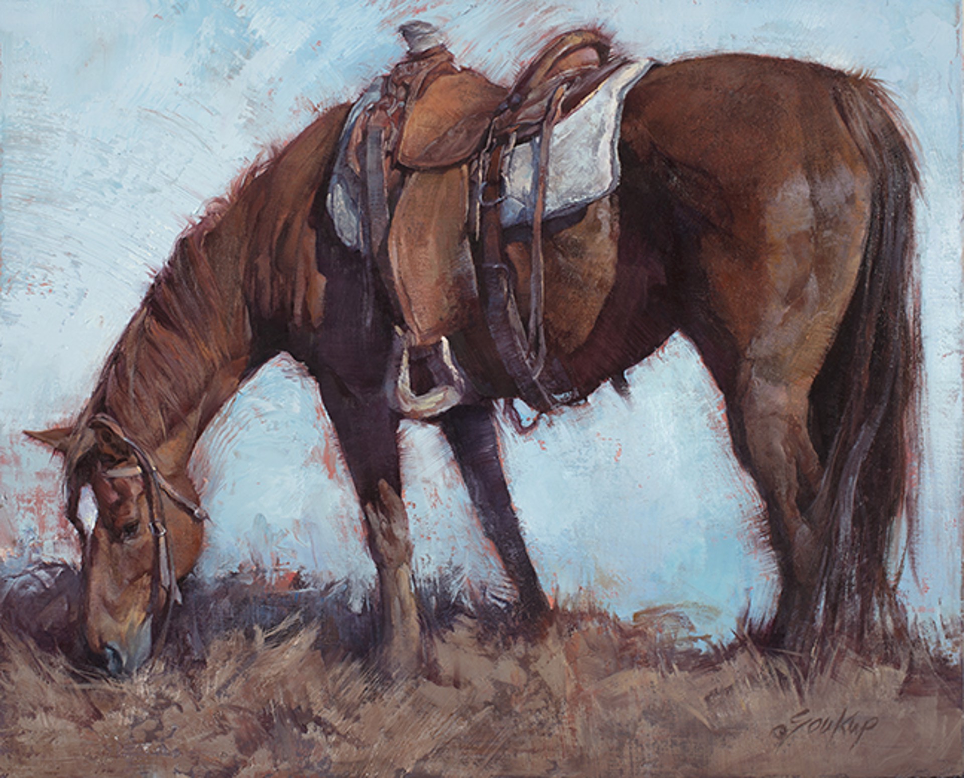 Saddled Sorrel by Jill Soukup