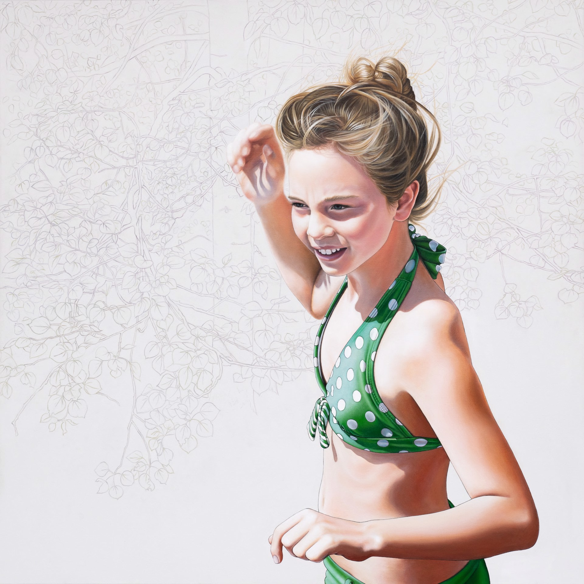 The In-between (Polka Dot Bikini Girl) by Mara Minuzzo