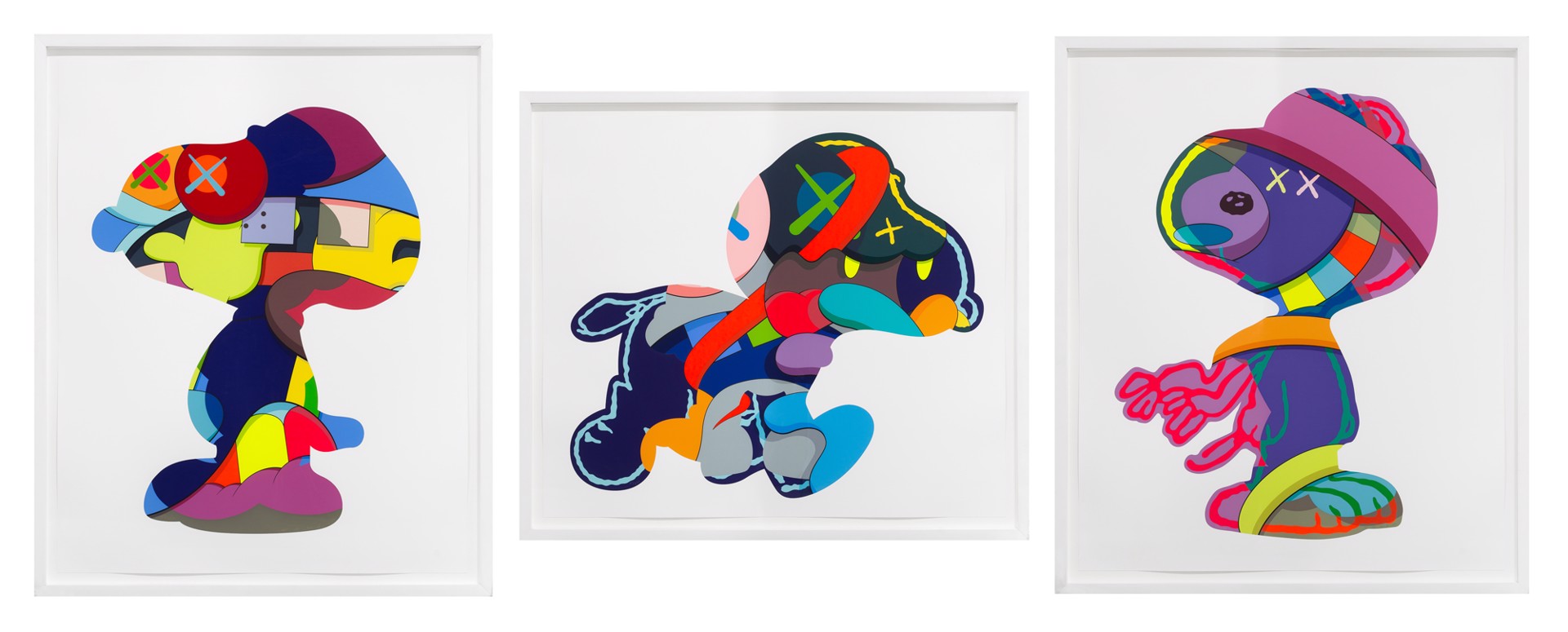 NO ONE'S HOME, STAY STEADY, THE THINGS THAT COMFORT by KAWS