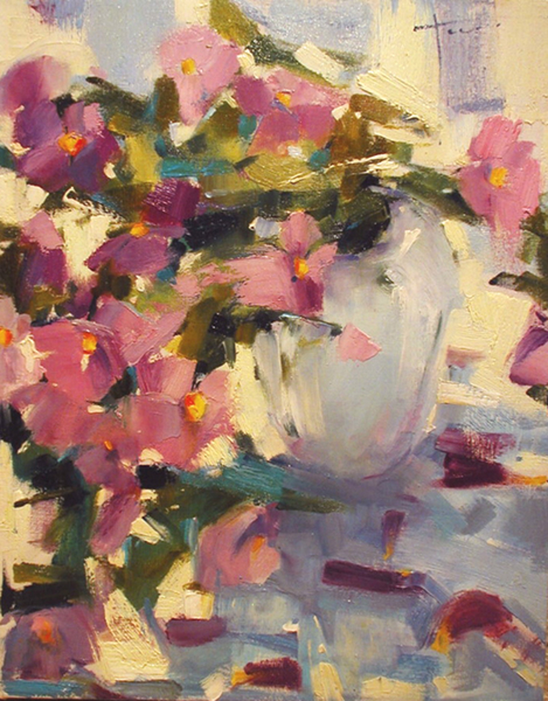 Purple Flowers by Yana Golubyatnikova