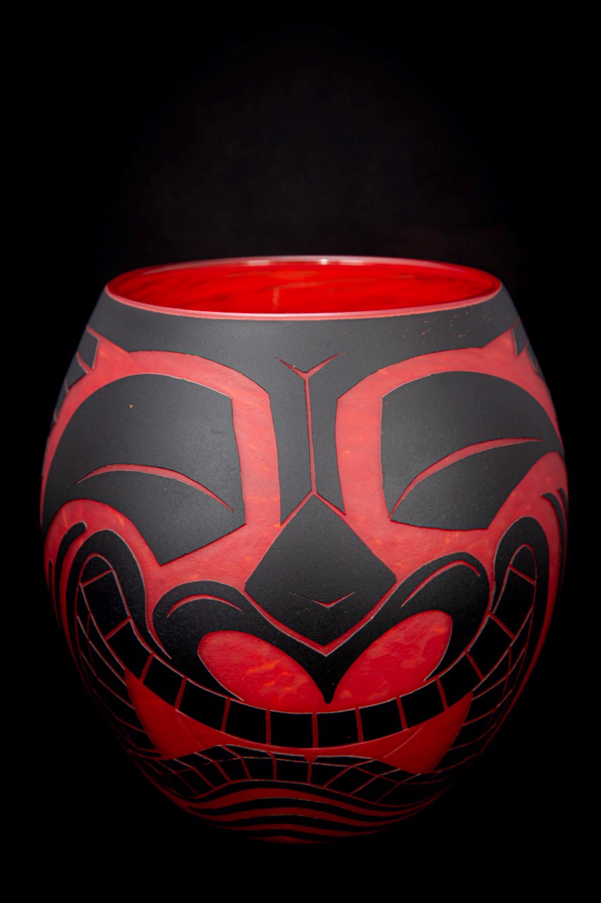 Tiki Vase #Tiki-3 by Daniel Moe
