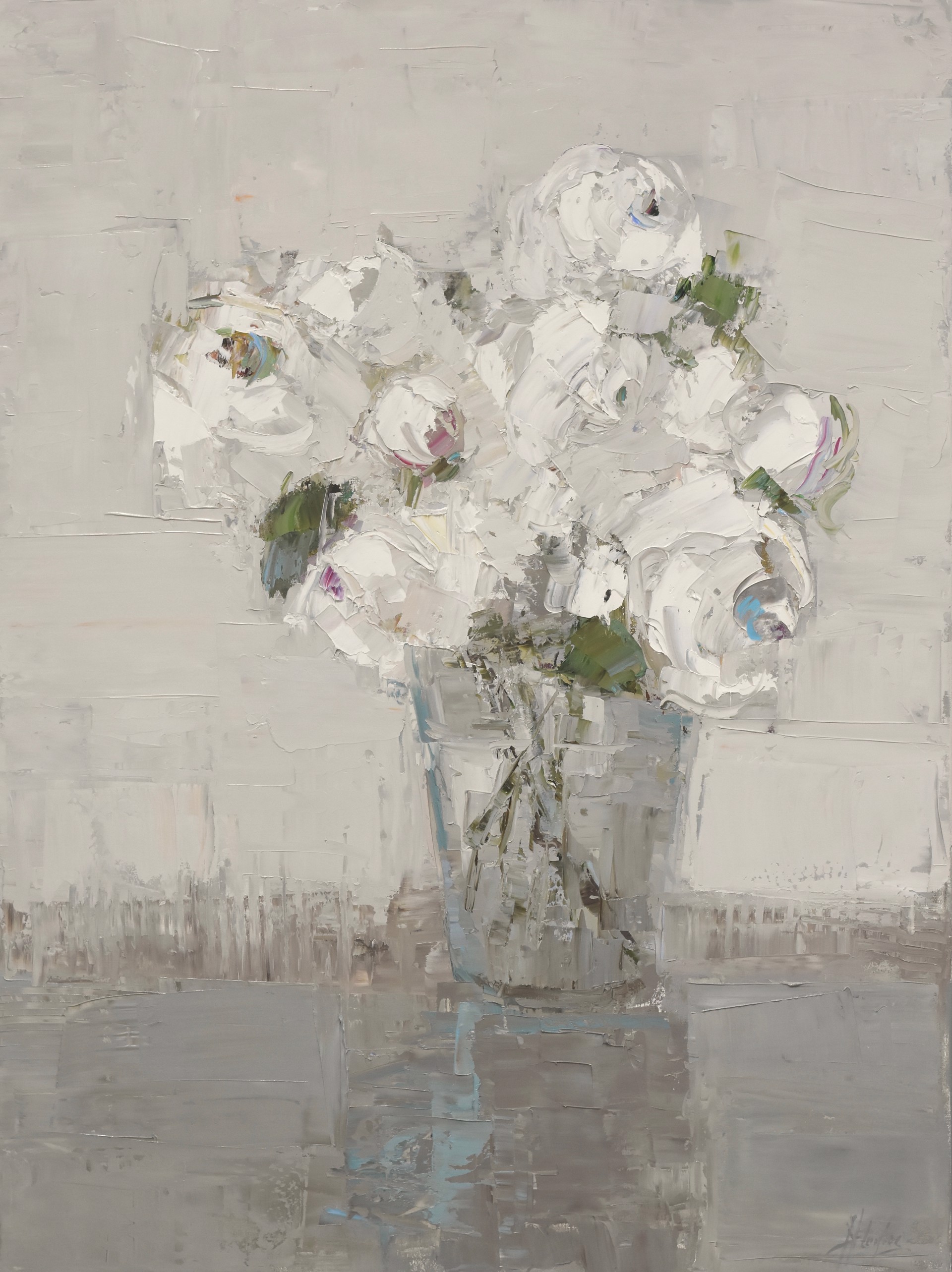 White Bouquet, White Room by Barbara Flowers