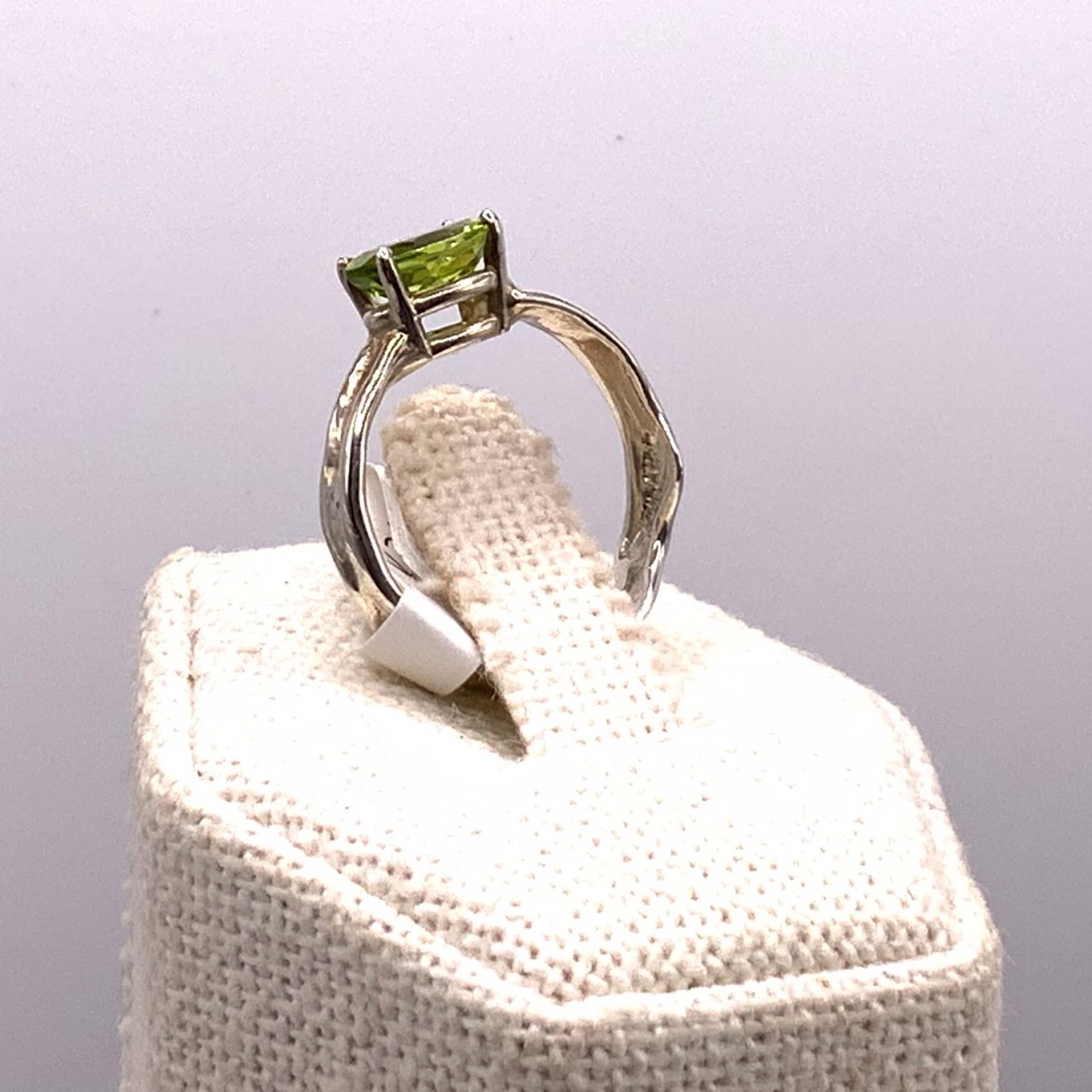 Periodot Ripple Ring by Kristen Baird