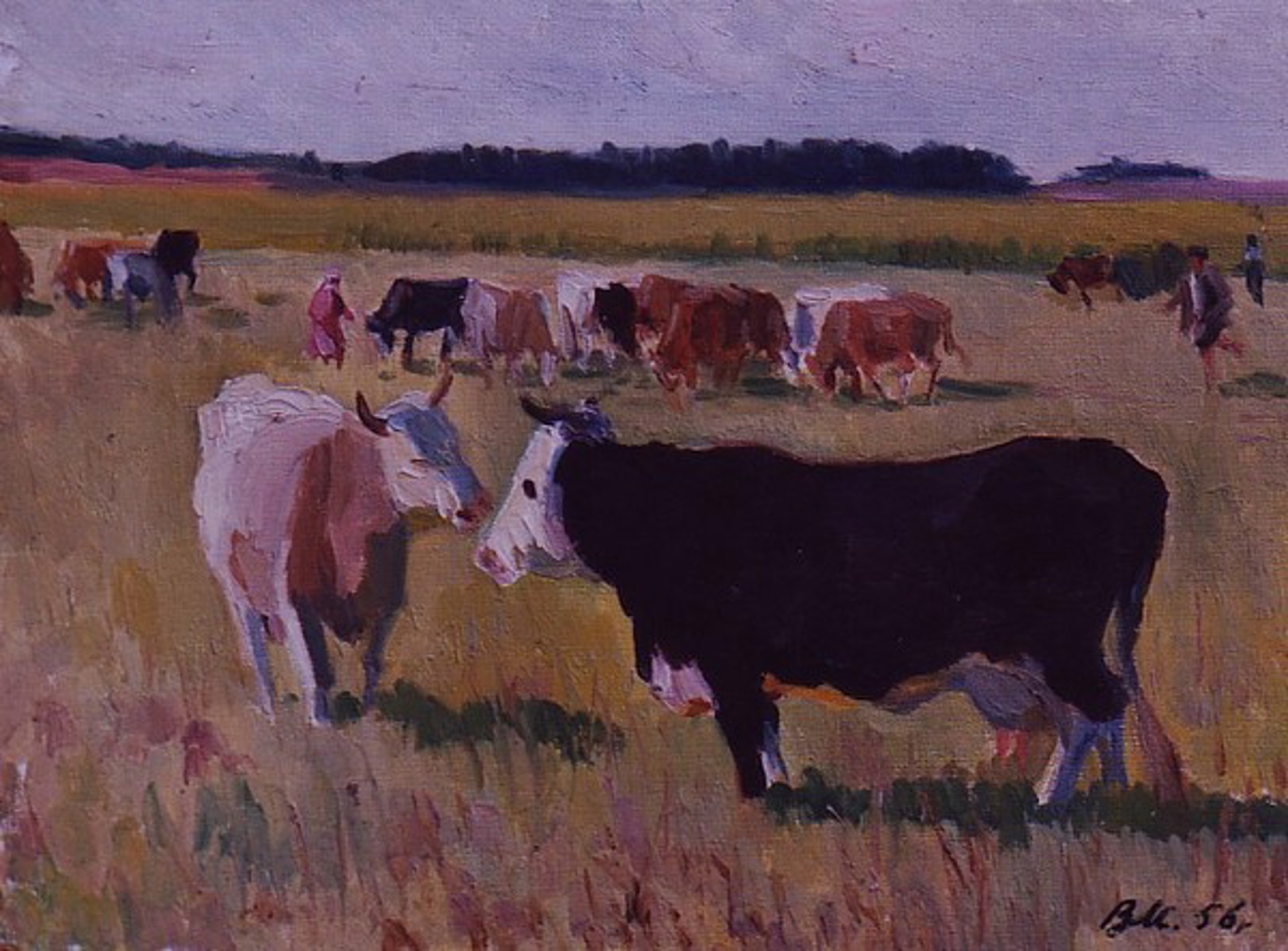 Collective Farm Herd by Vladimir Masik