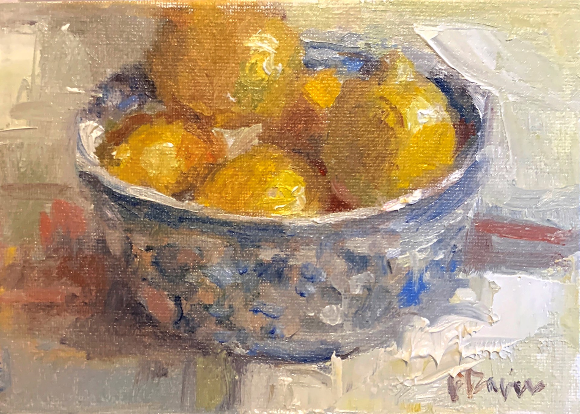 Lemons and Blue by Barbara Davis
