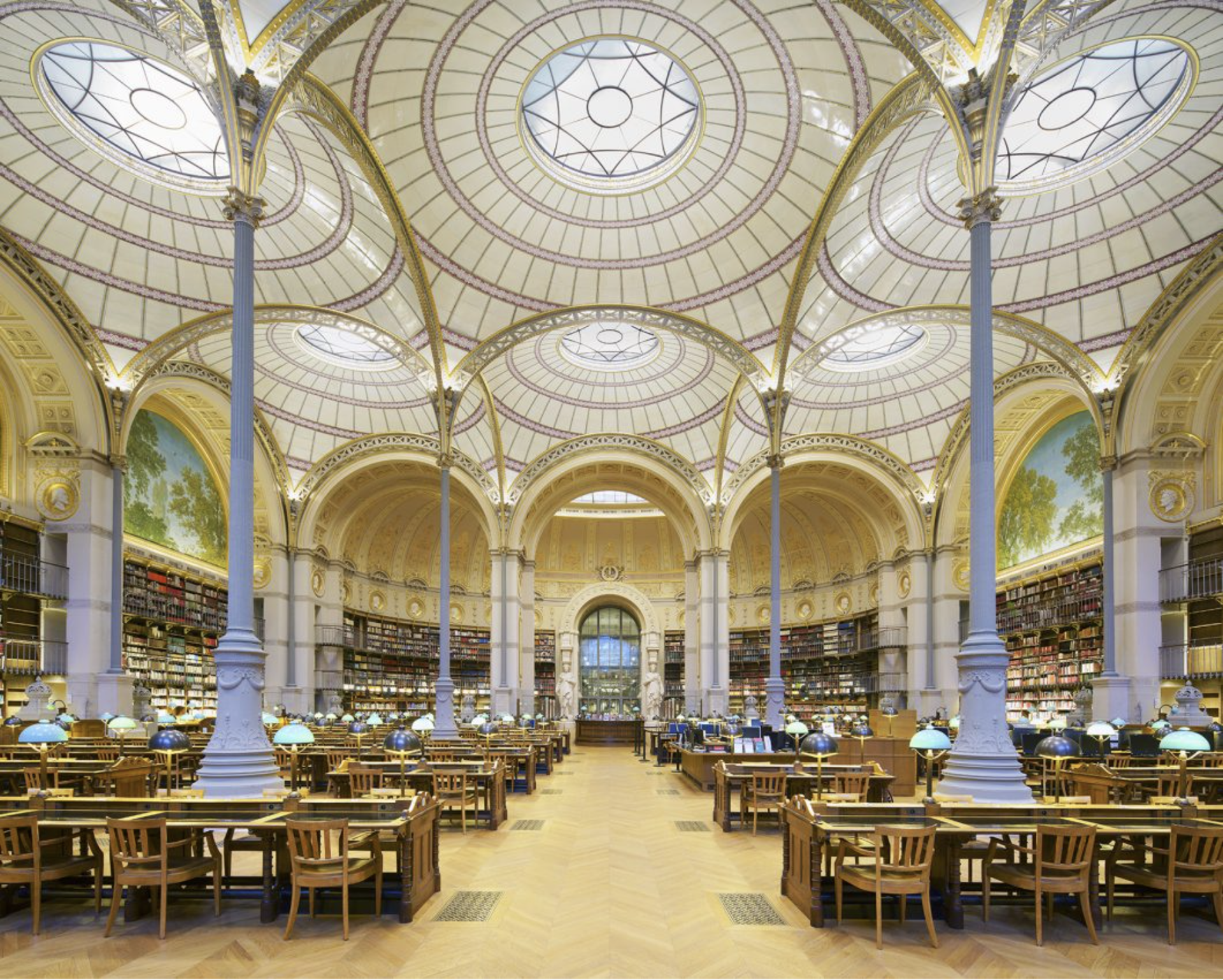 National Library of France, Salle Labrouste, Paris by Reinhard Gorner