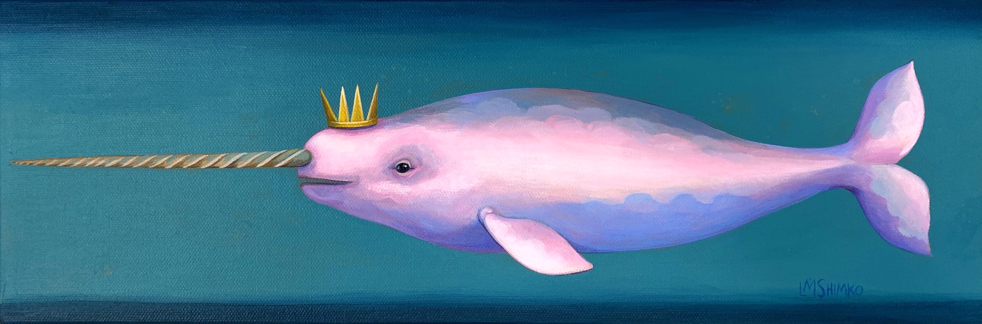 Royal Ocean Unicorn 1 by Lisa Shimko