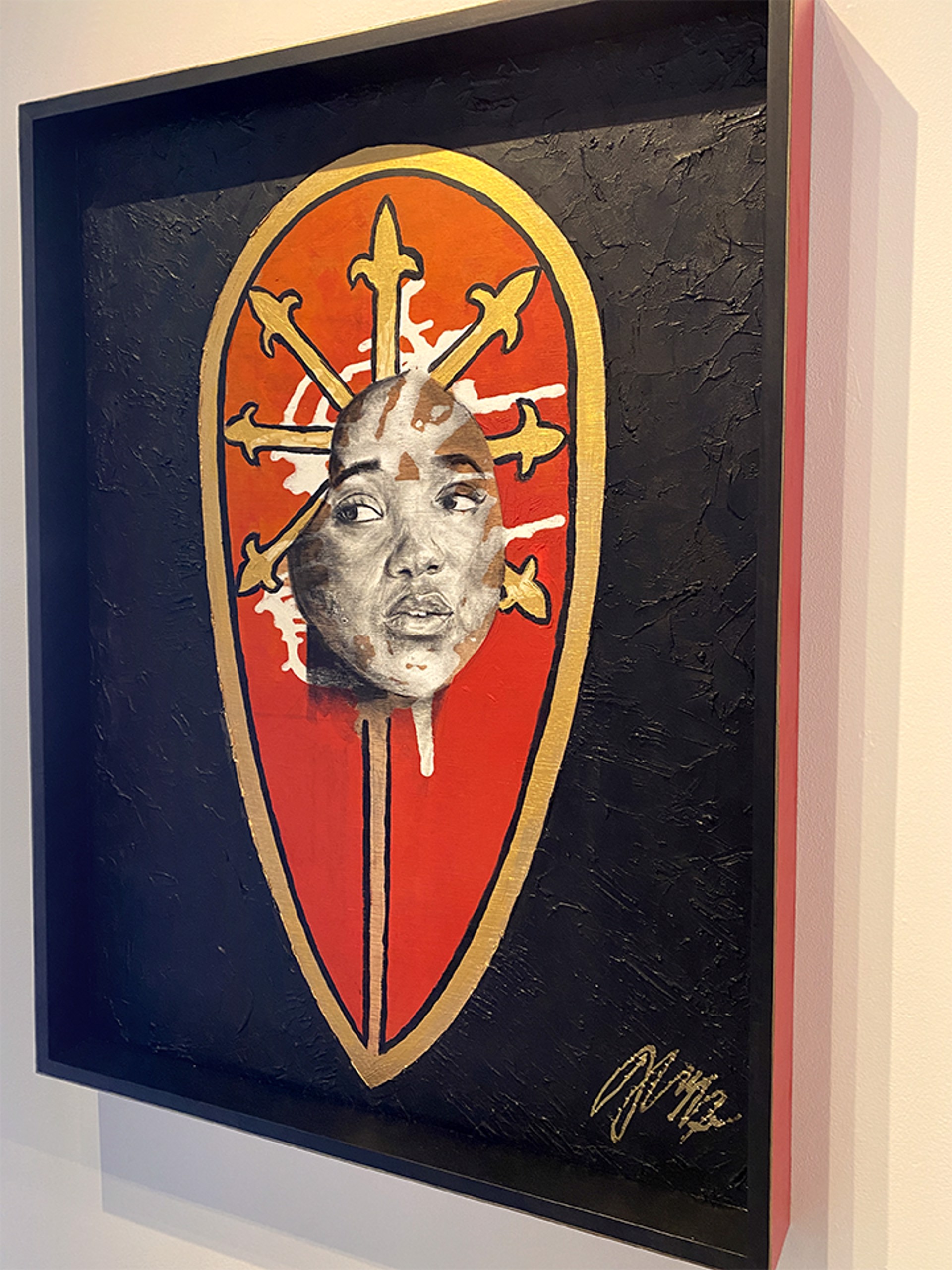Golden Warrior Child by Jeremy G. Bell