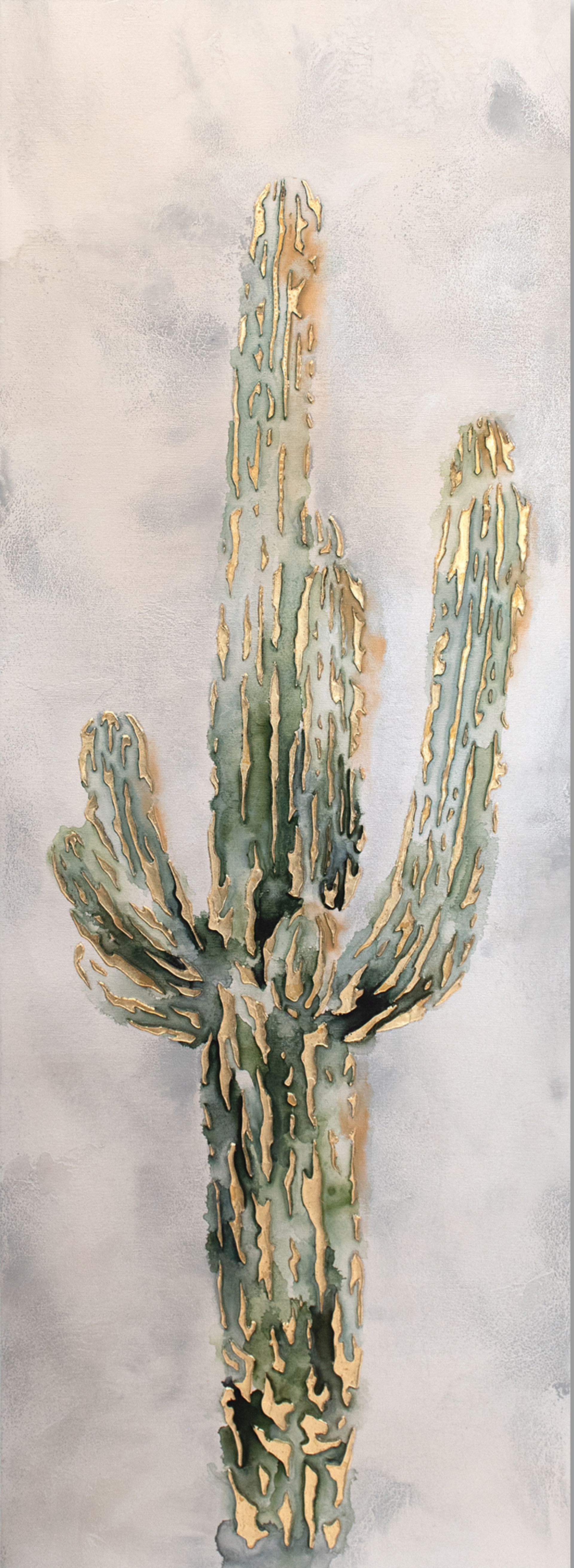 Gilded Saguaro II by Leah Rei