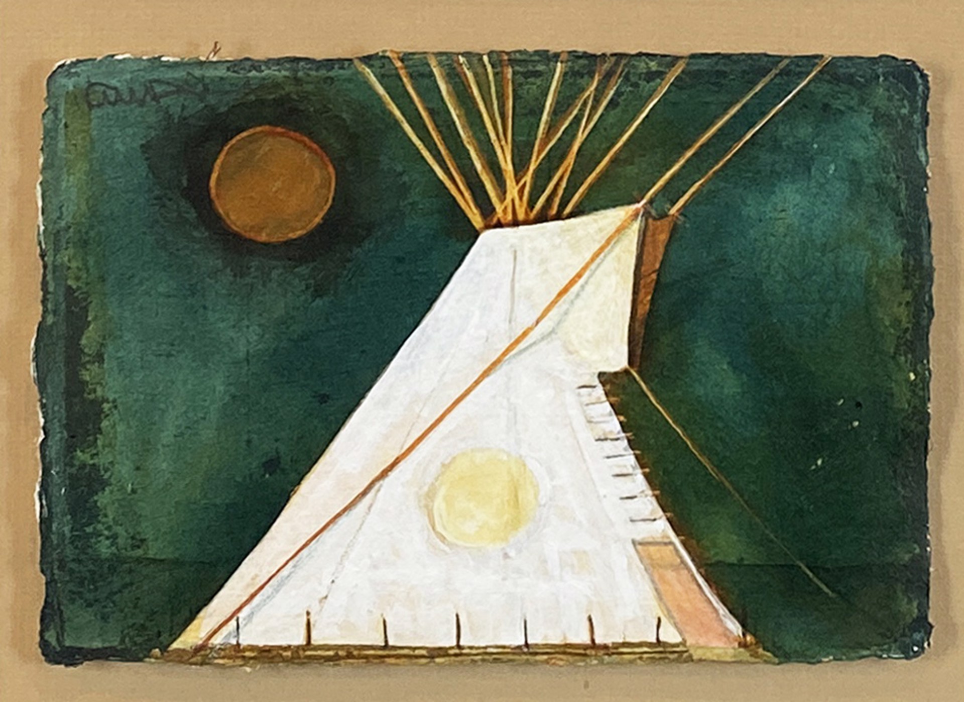 Moonlit Teepee No.2 by Kevin Red Star