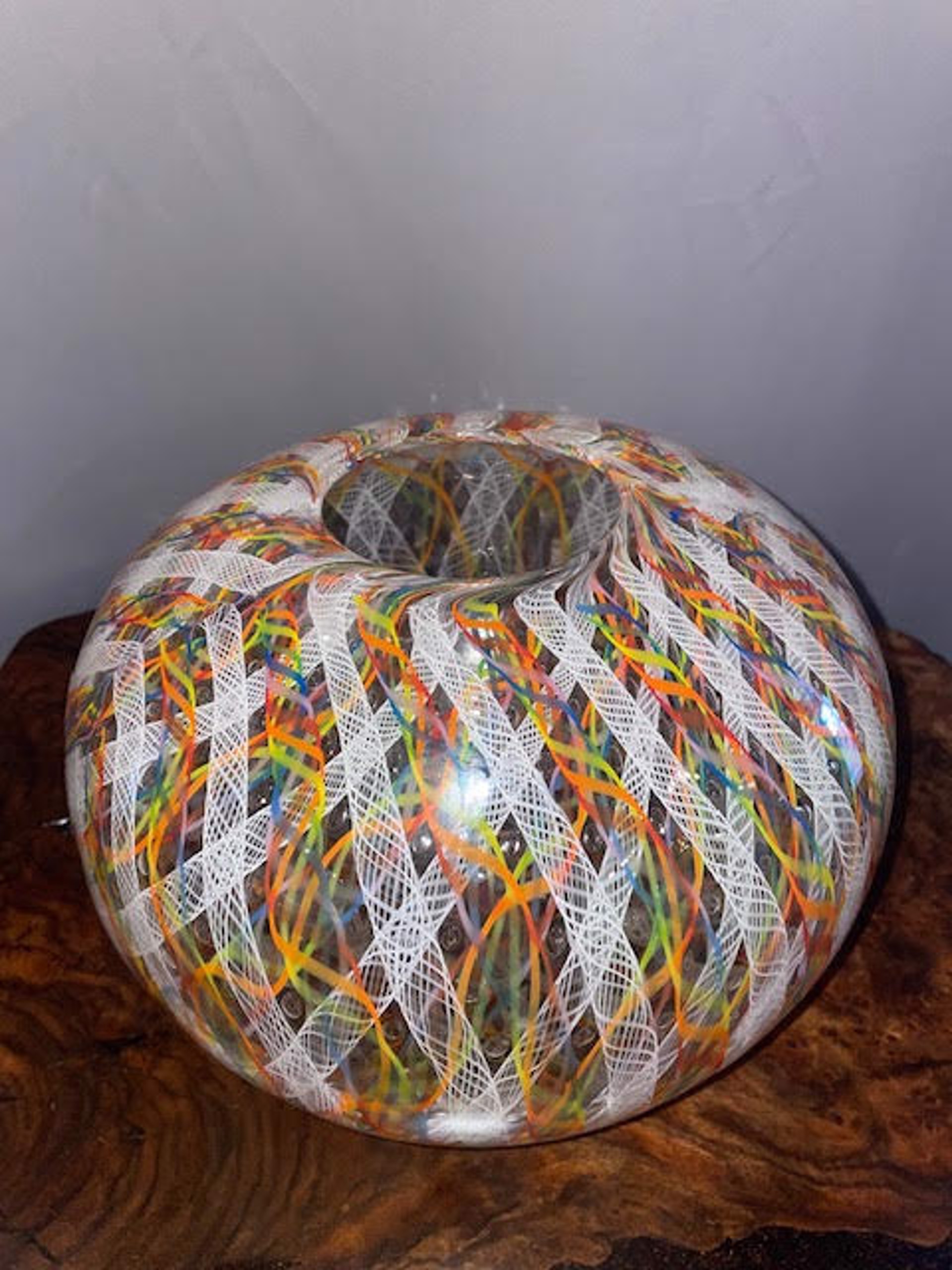 Multi-Colored Bowl by John Glass