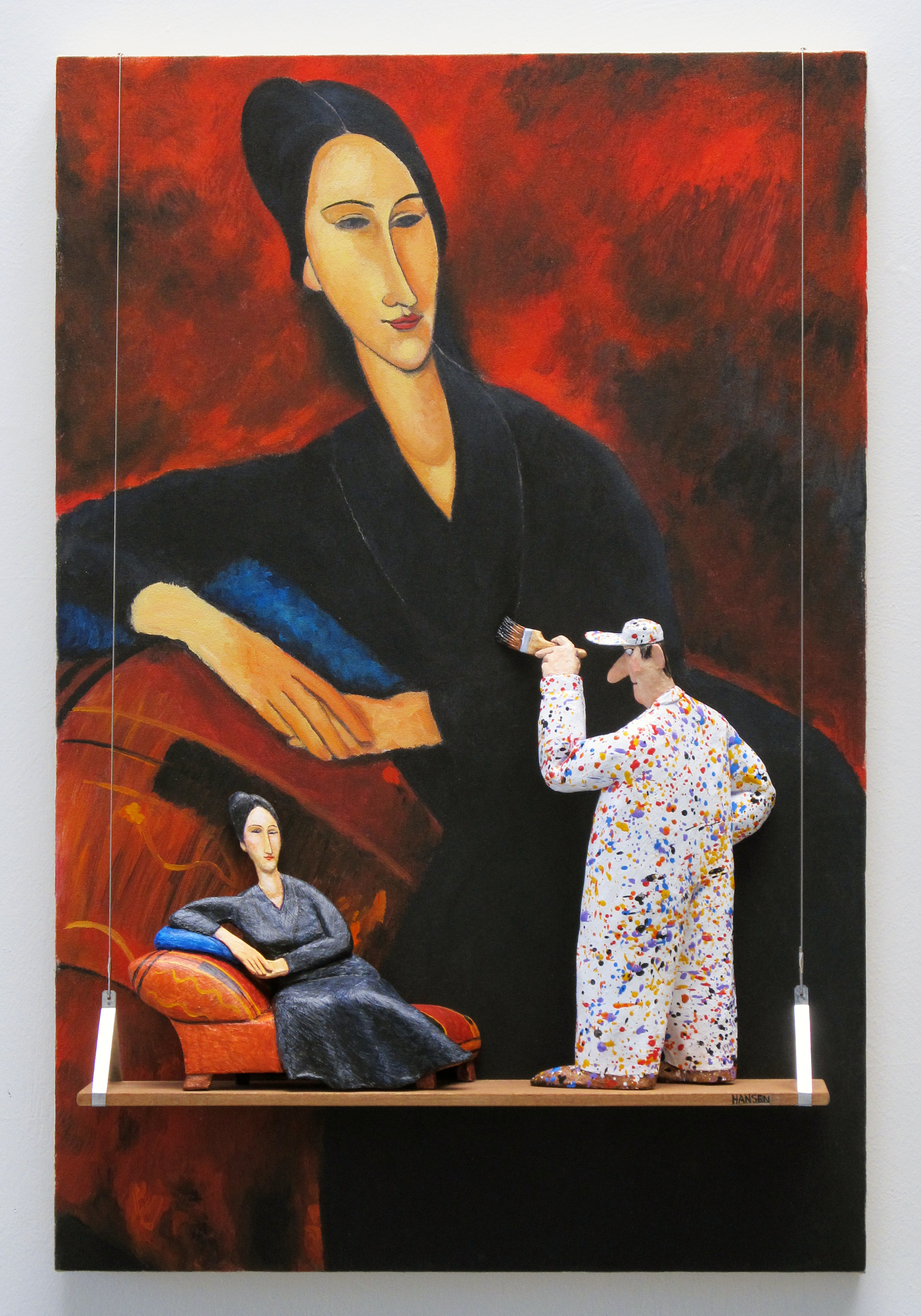 Portrait of Anna Zborowska (Modigliani) by Stephen Hansen