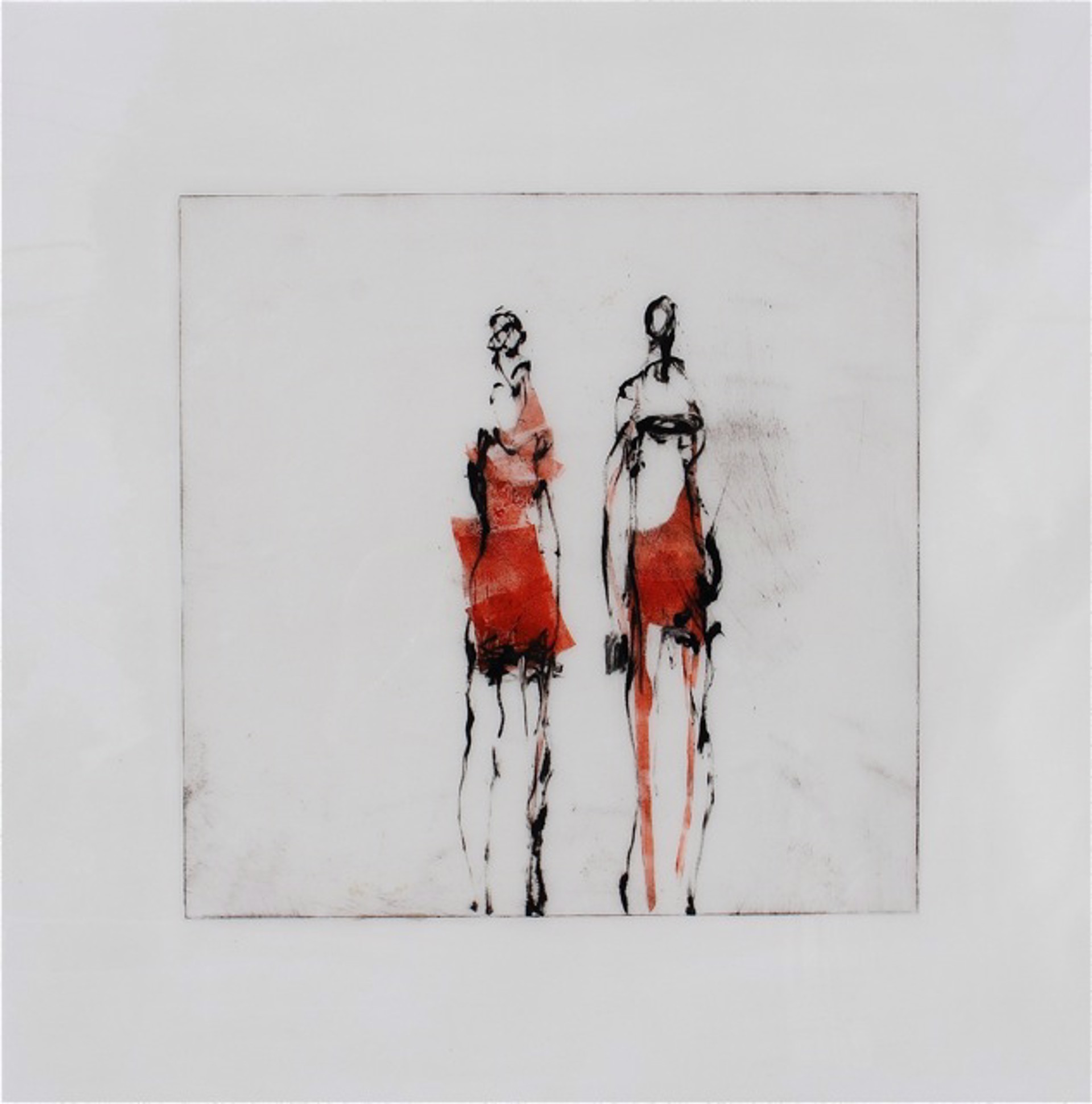 Red Figures by Brigitte McReynolds