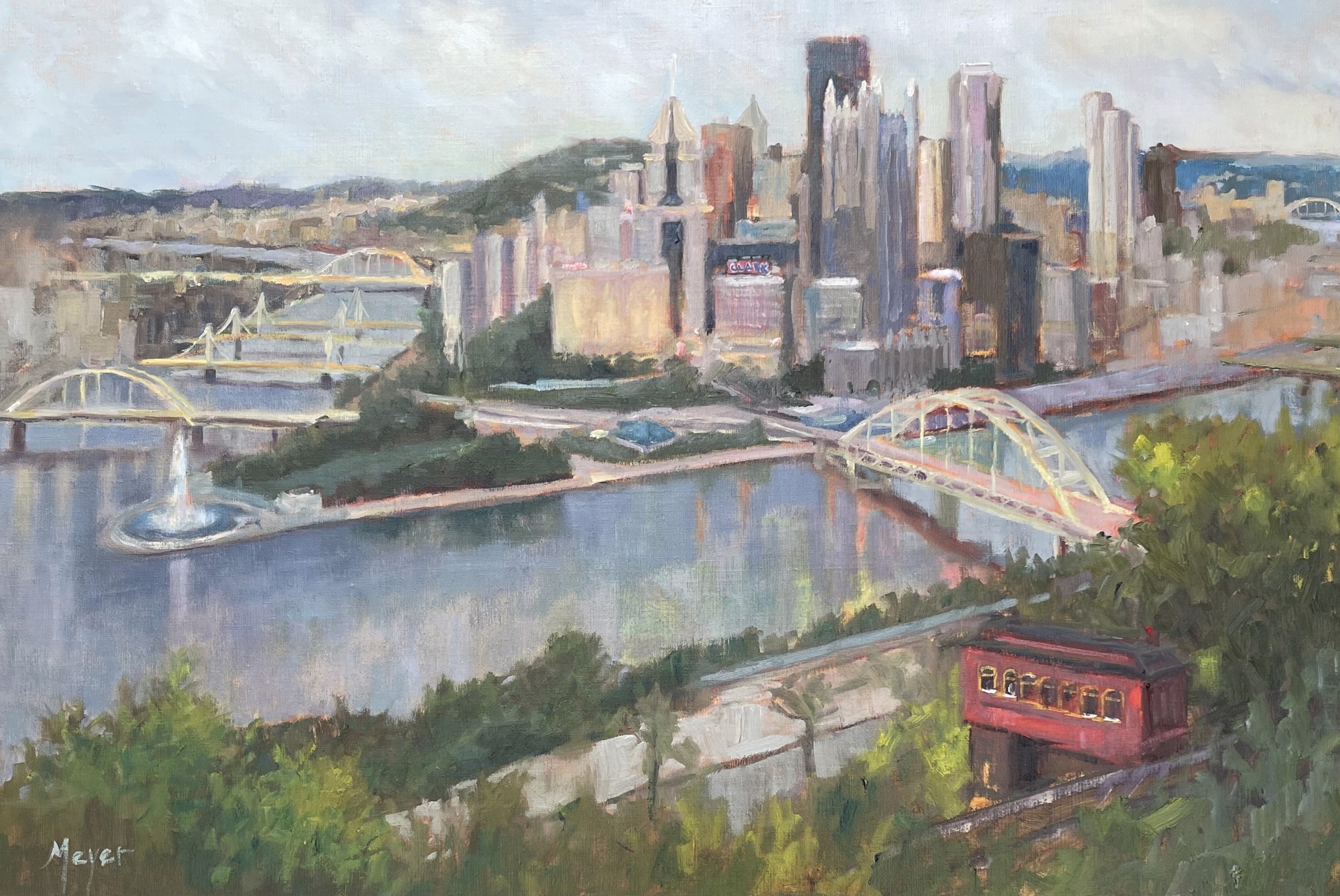 Pittsburgh Skyline by Laurie Meyer