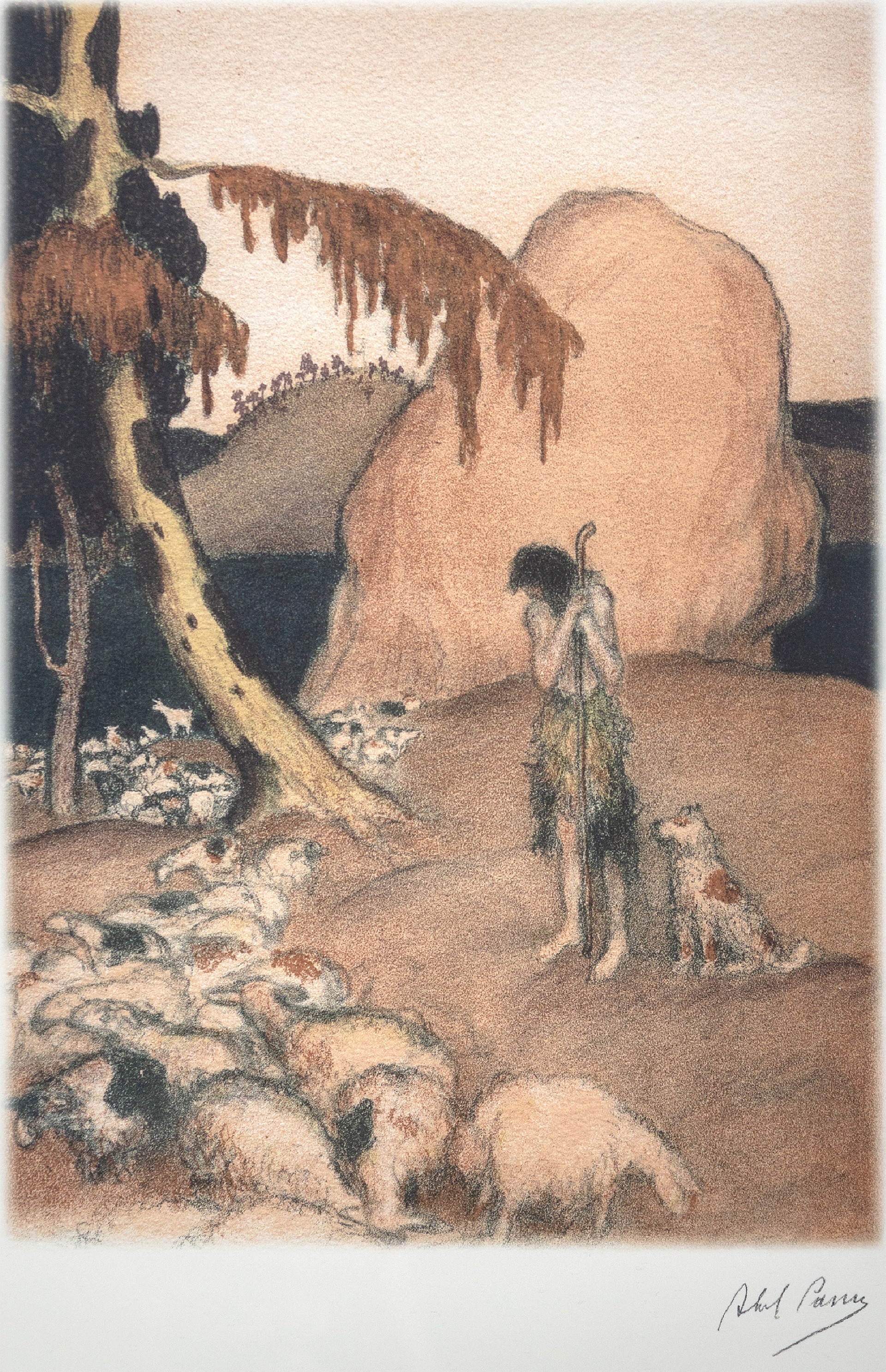 "Abel Was A Keeper of Sheep" from the Genesis Portfolio by Abel Pann