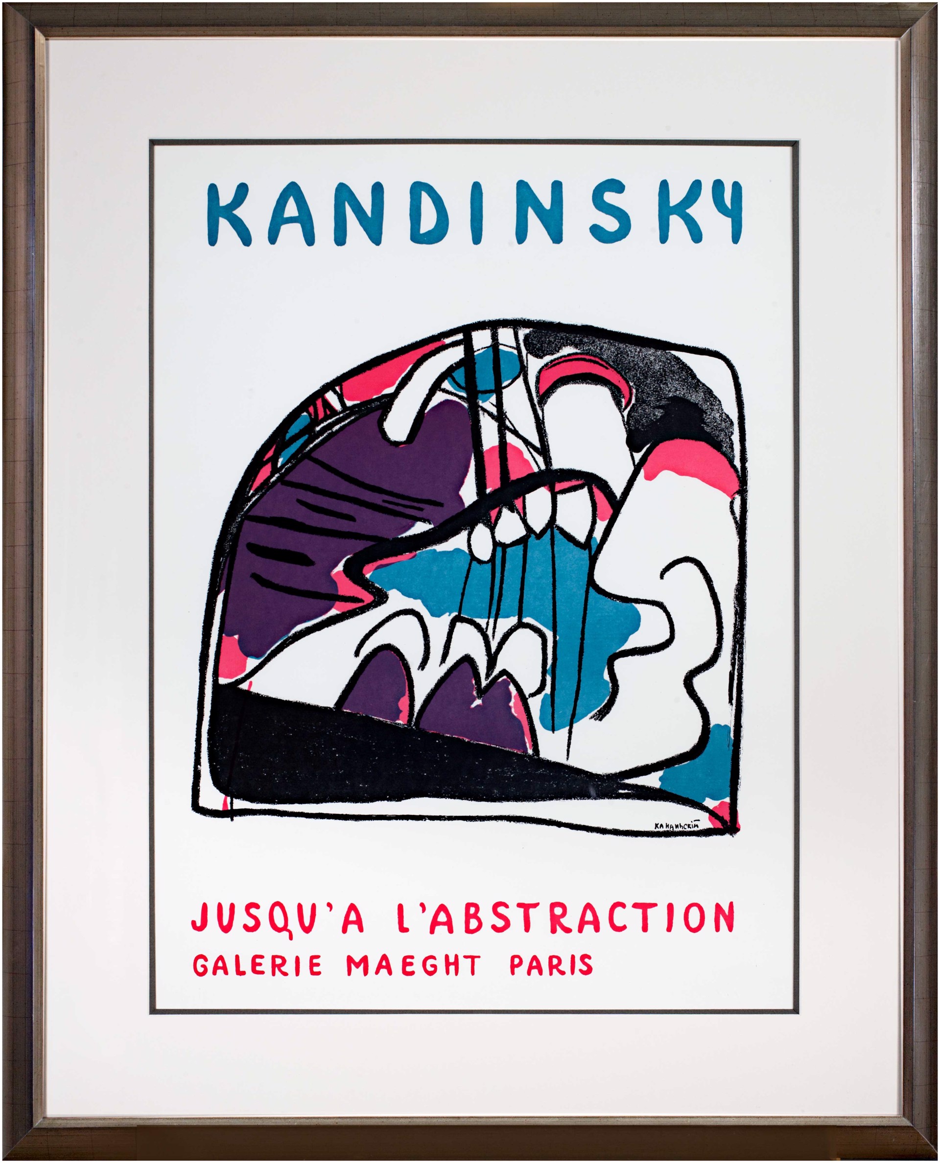 Jusqu'a L'Abstraction by Wassily Kandinsky