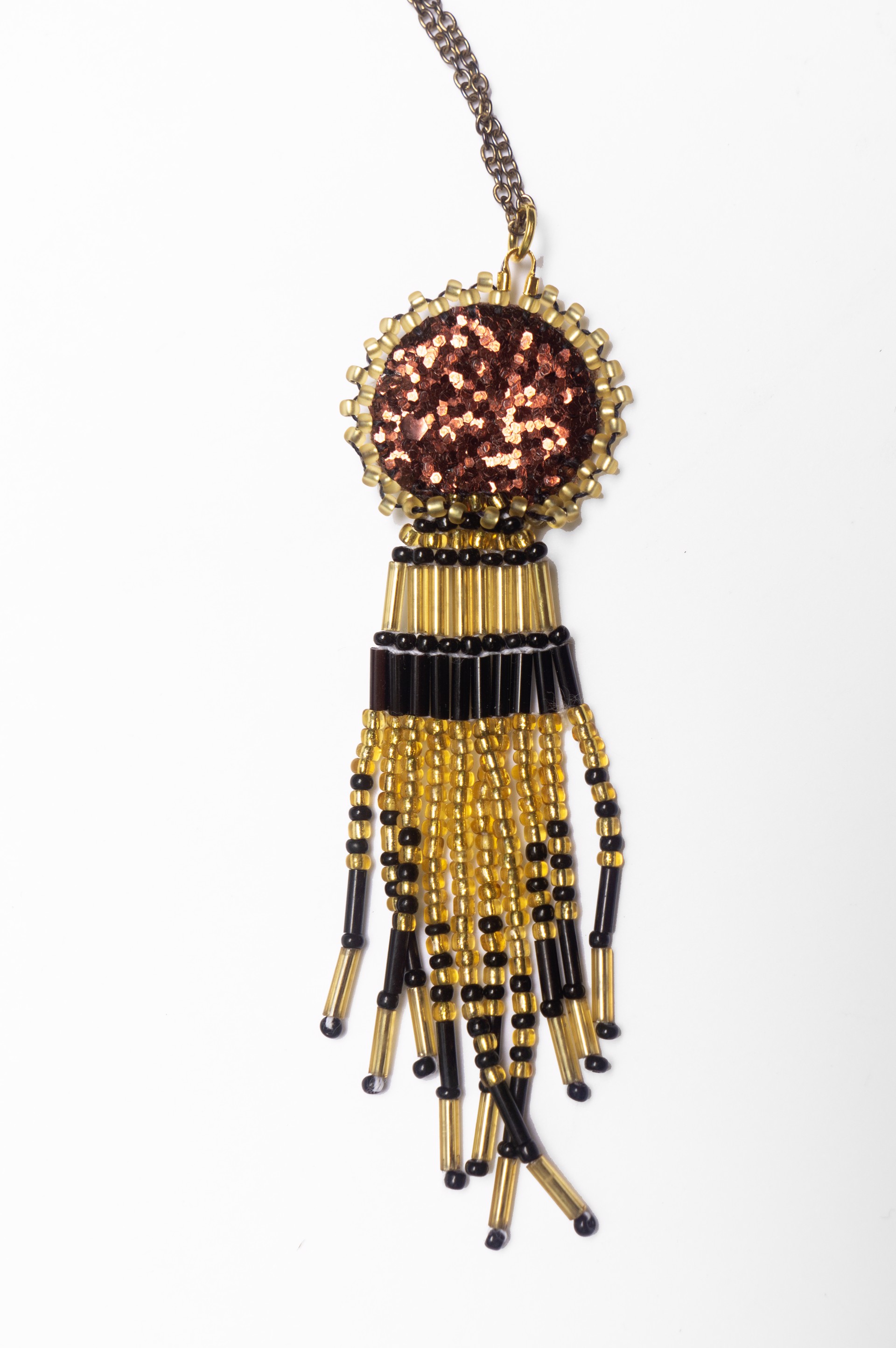 Sparkle Beaded Necklace by Hattie Lee Mendoza