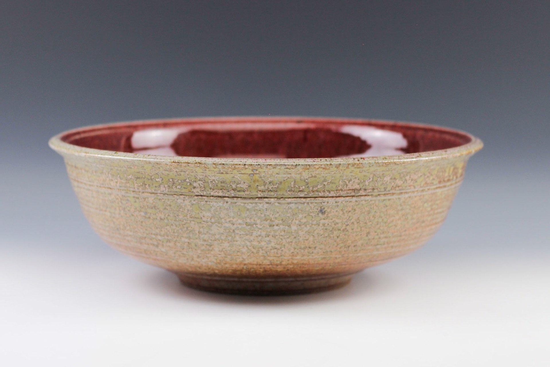 Red Open Bowl by Winthrop Byers