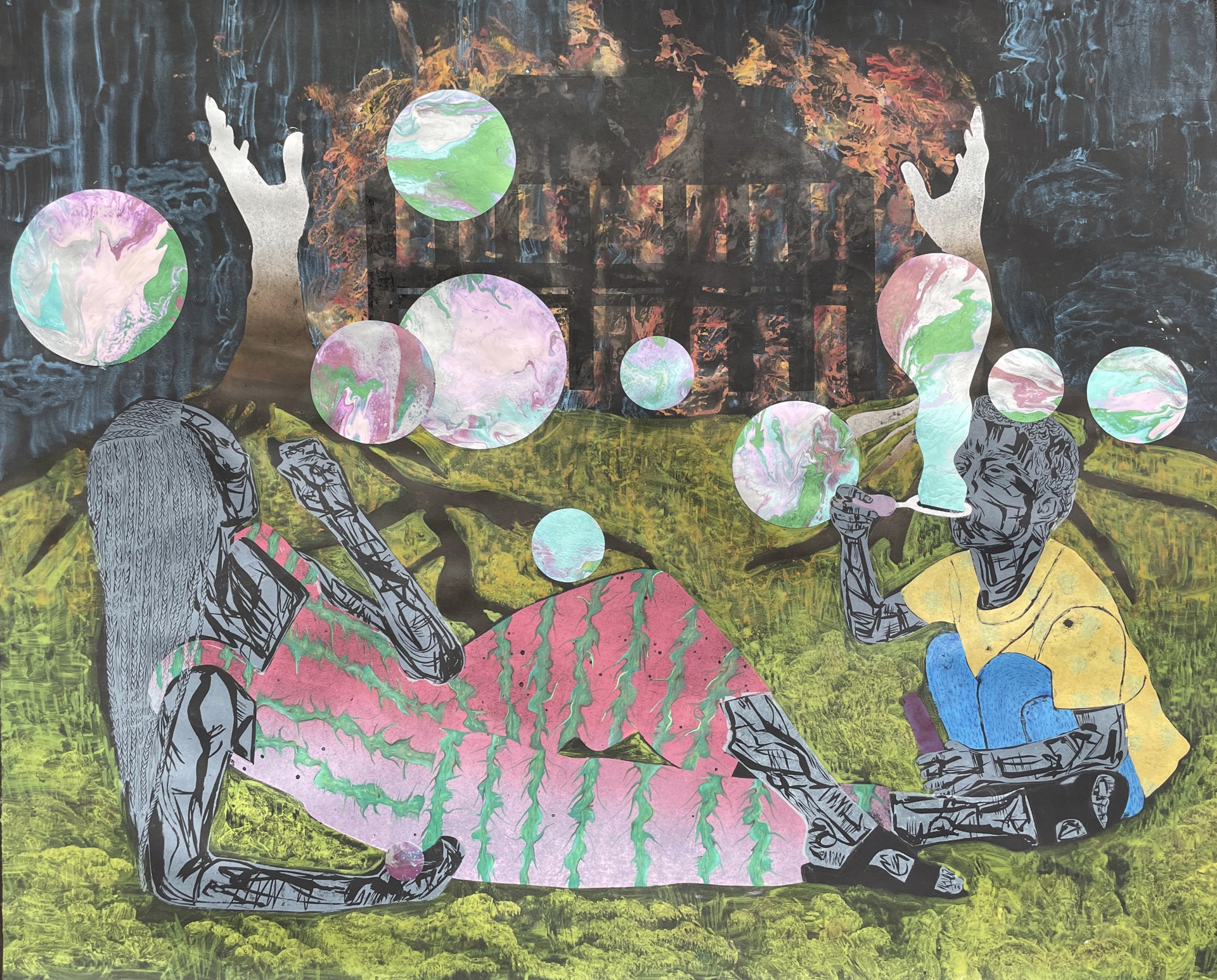 In the Field of Simple Childhood Pleasures and Burning Houses by Katrina Andry