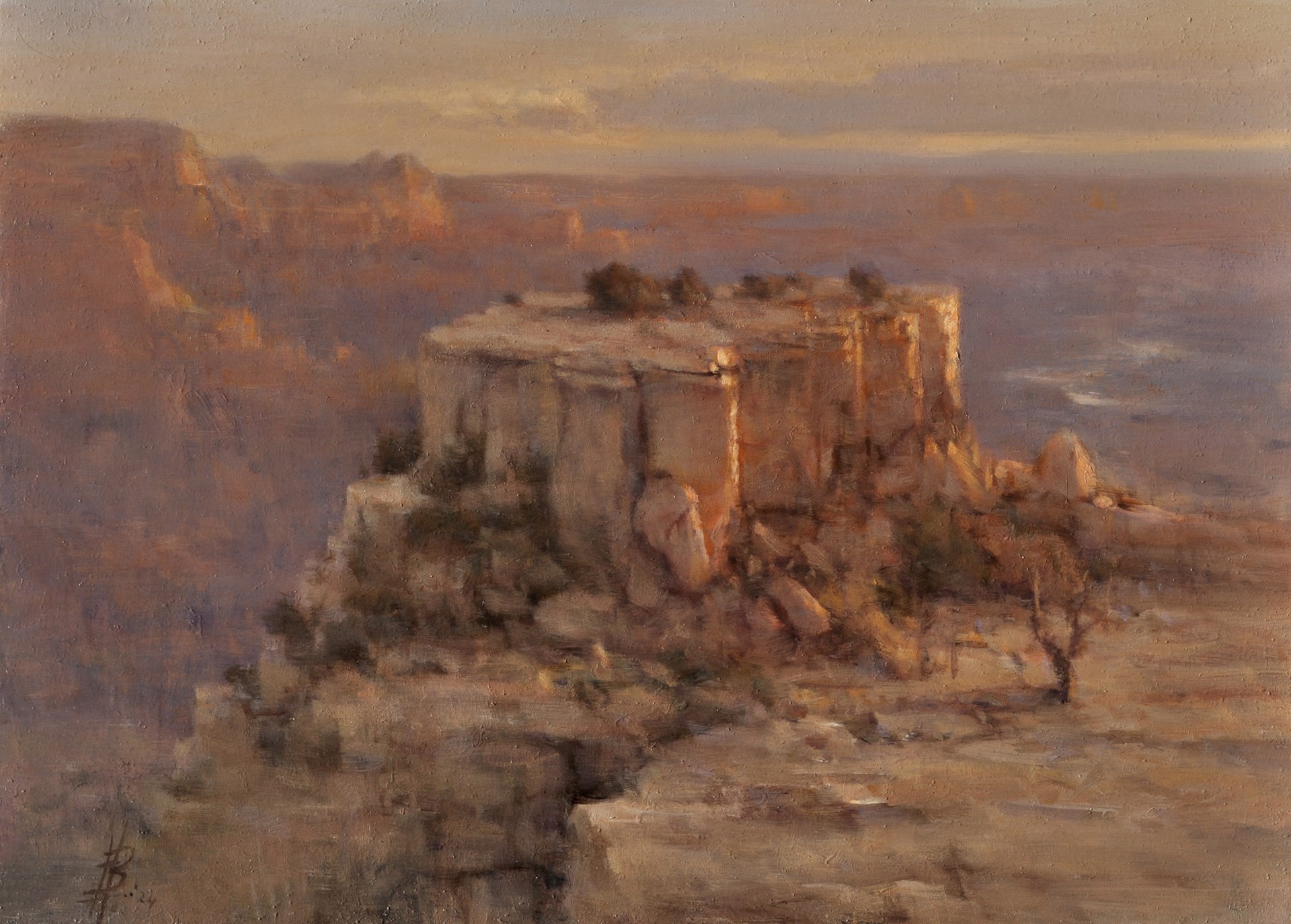 Sunrise at Moran Point, Grand Canyon by André Balyon