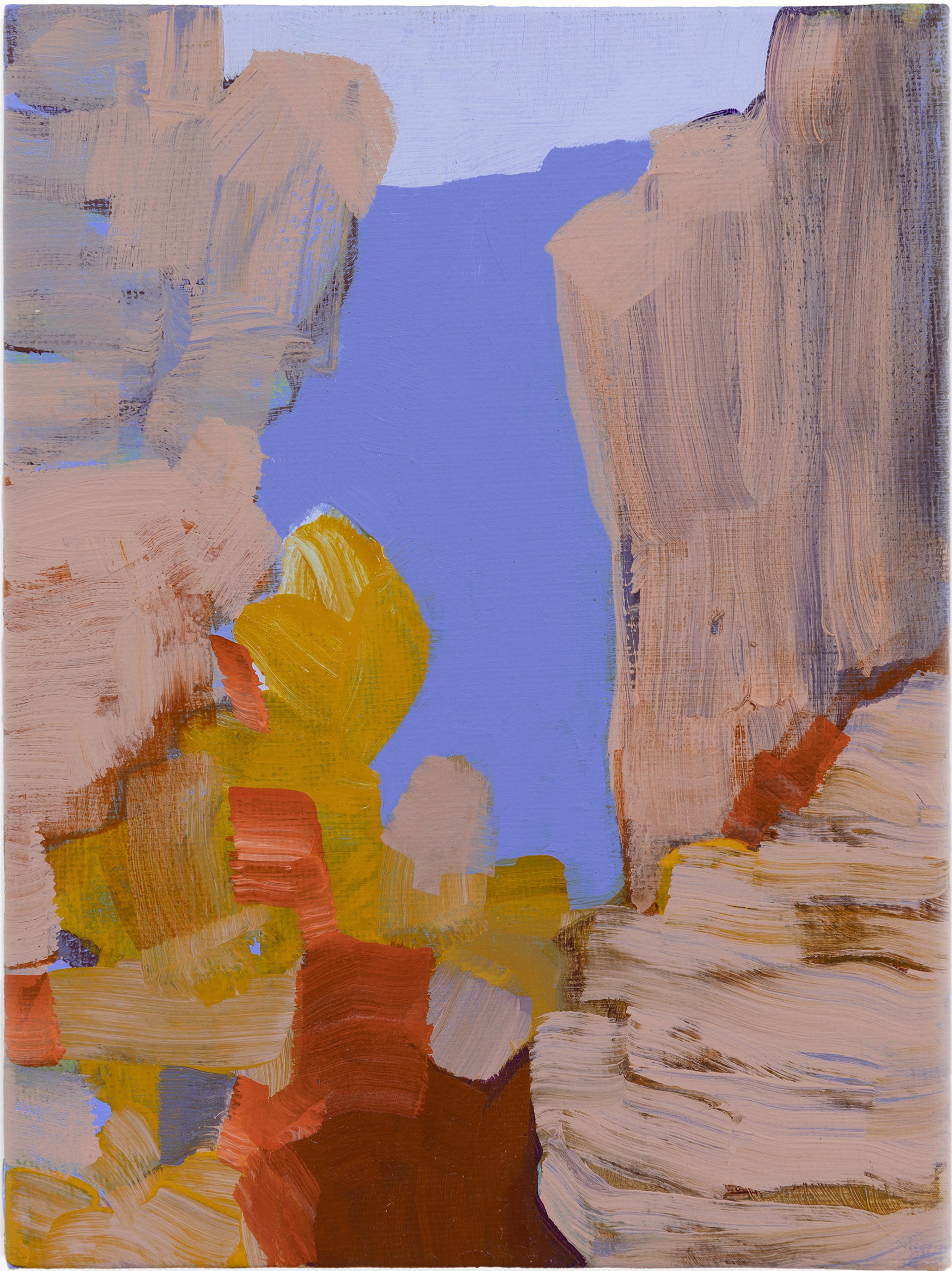 Slot Canyon No. 1 Rose and Cobalt by Ann Marie Nafziger