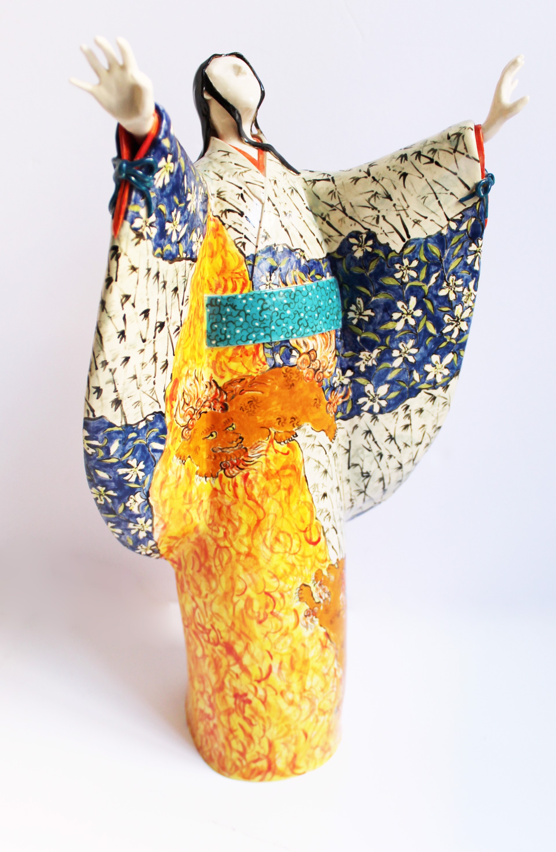 Fire Sculpture by Mari Kuroda