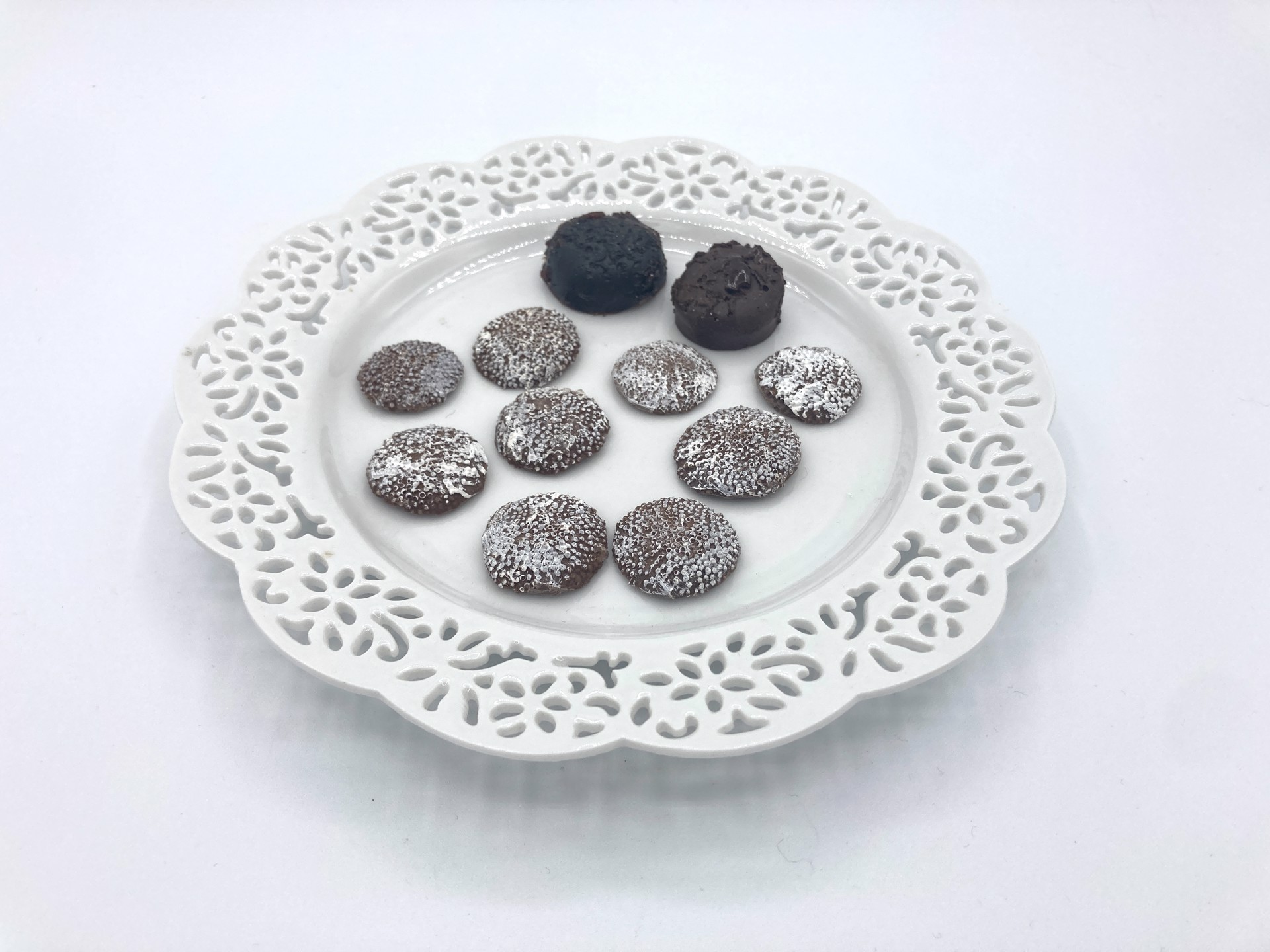 Chocolate Nonpareils (individual) by Henri Gadbois Ceramics