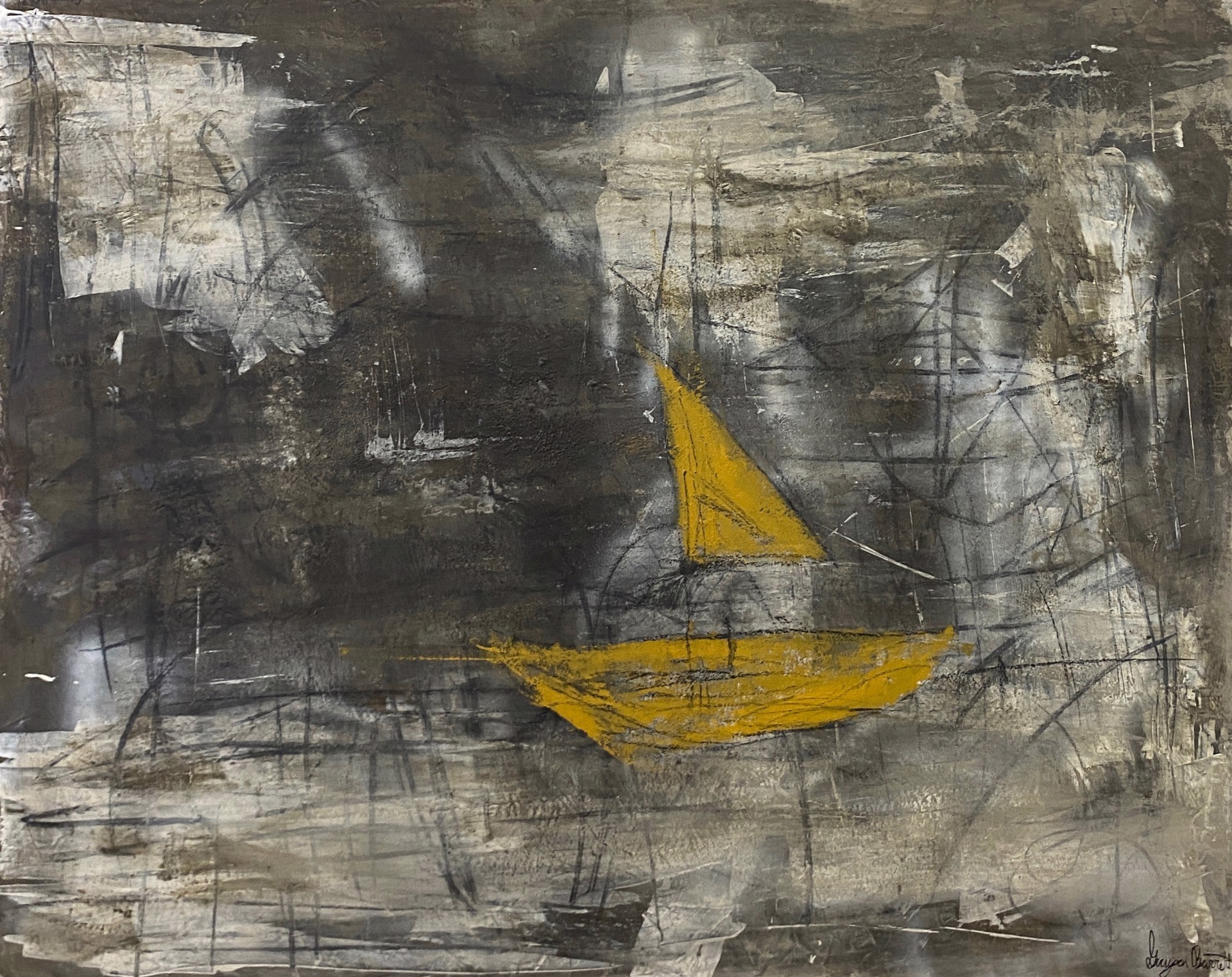 Yellow Boat by Grayson Barrett