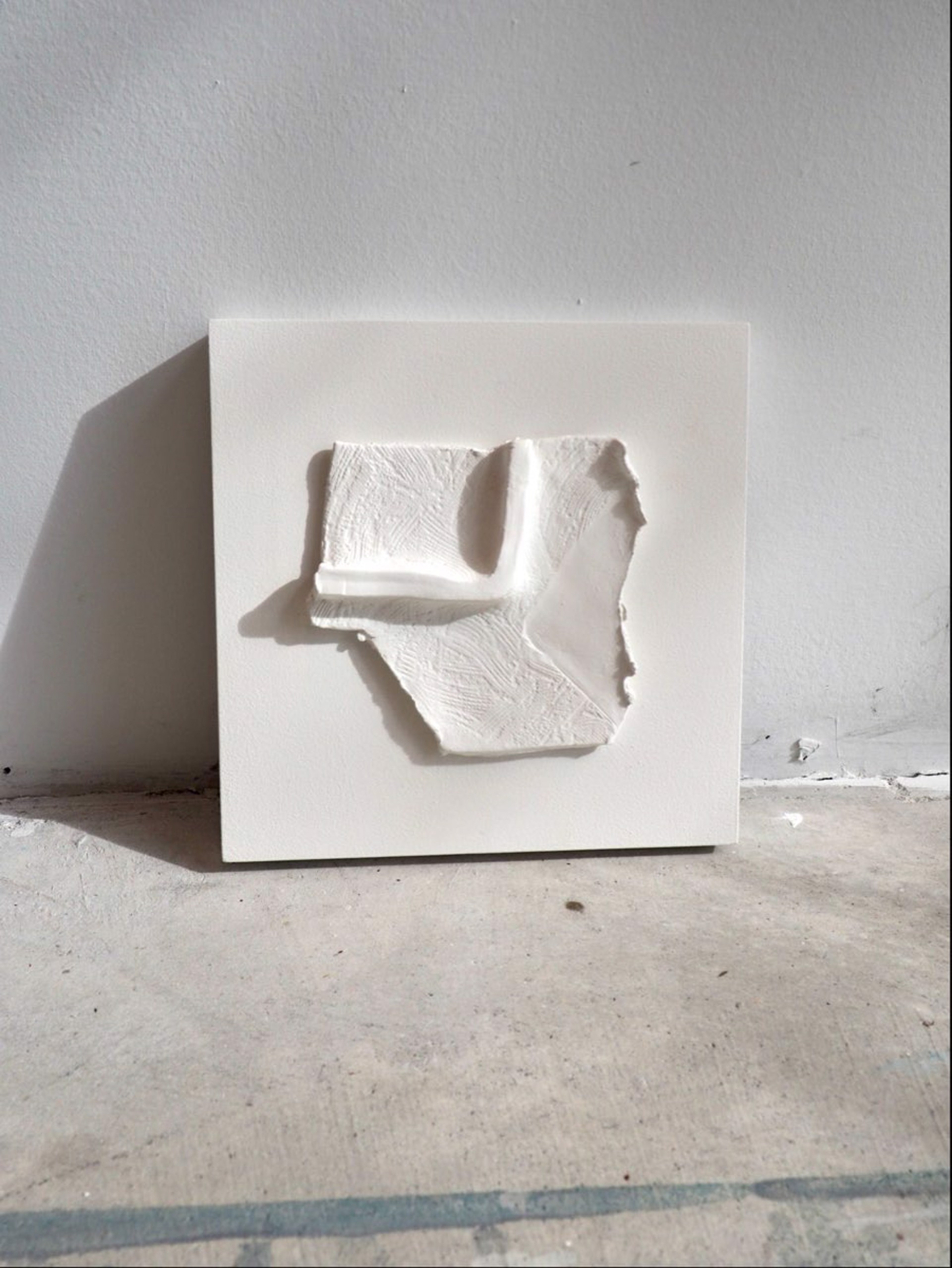 Unframed White Artifact #19 by Laura Clark