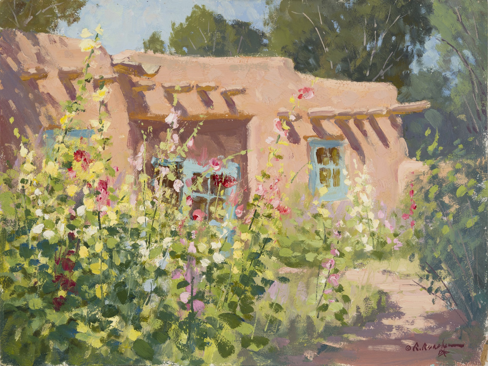 High Summer in Taos by Ron Rencher