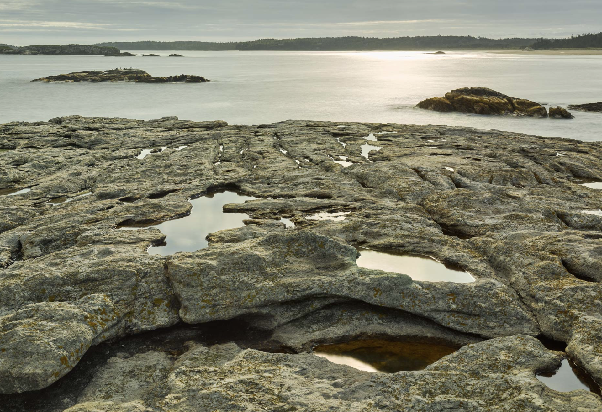 Maine Rockscape 1 by Jim Westphalen