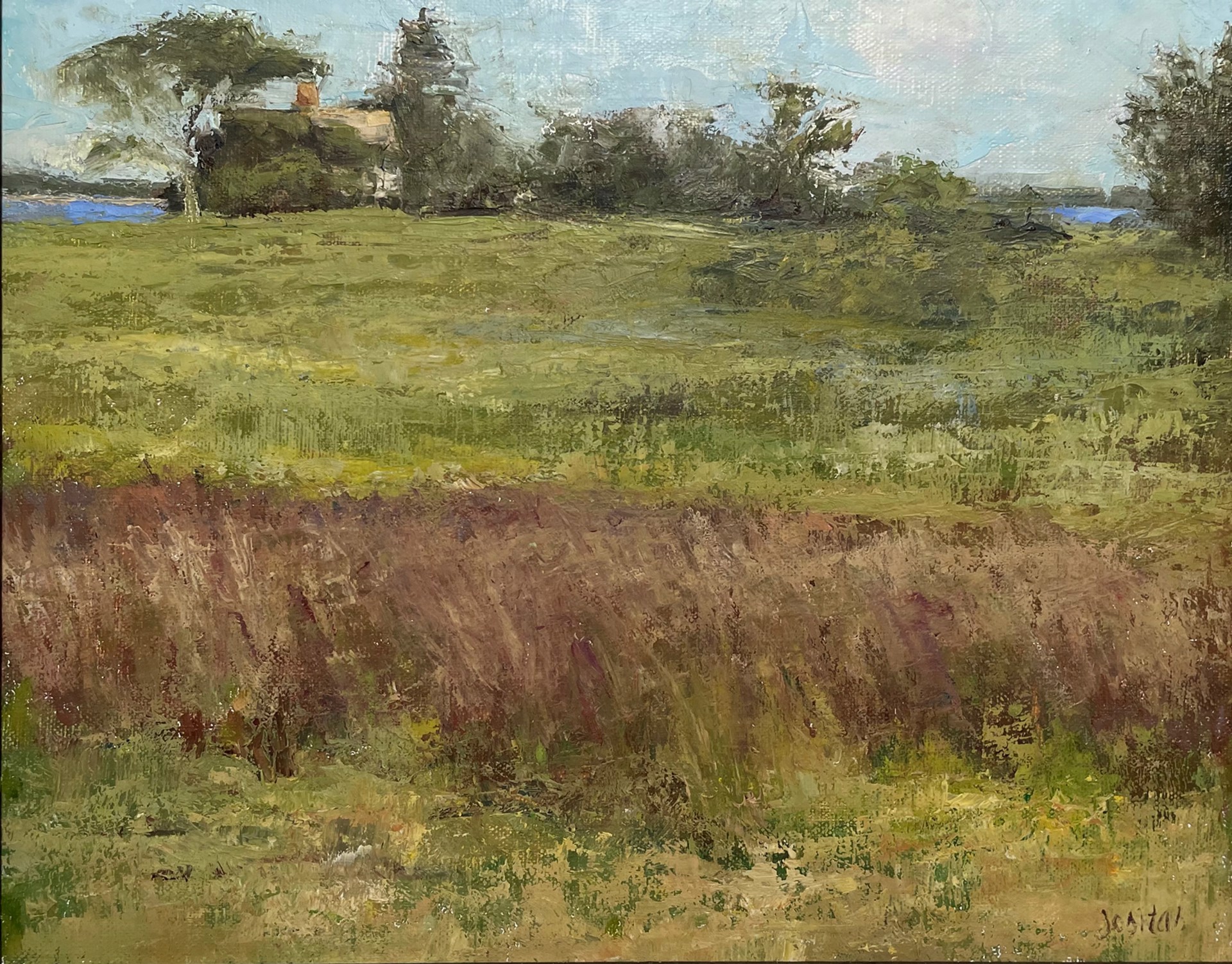Homestead on the Bluff by Susan Jositas