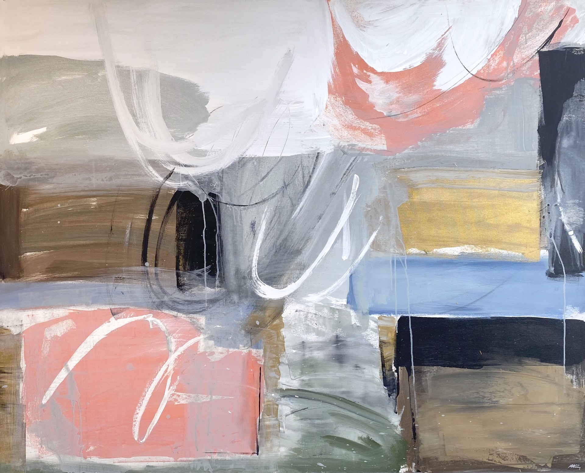 Abstract with Pink by Mike Perry