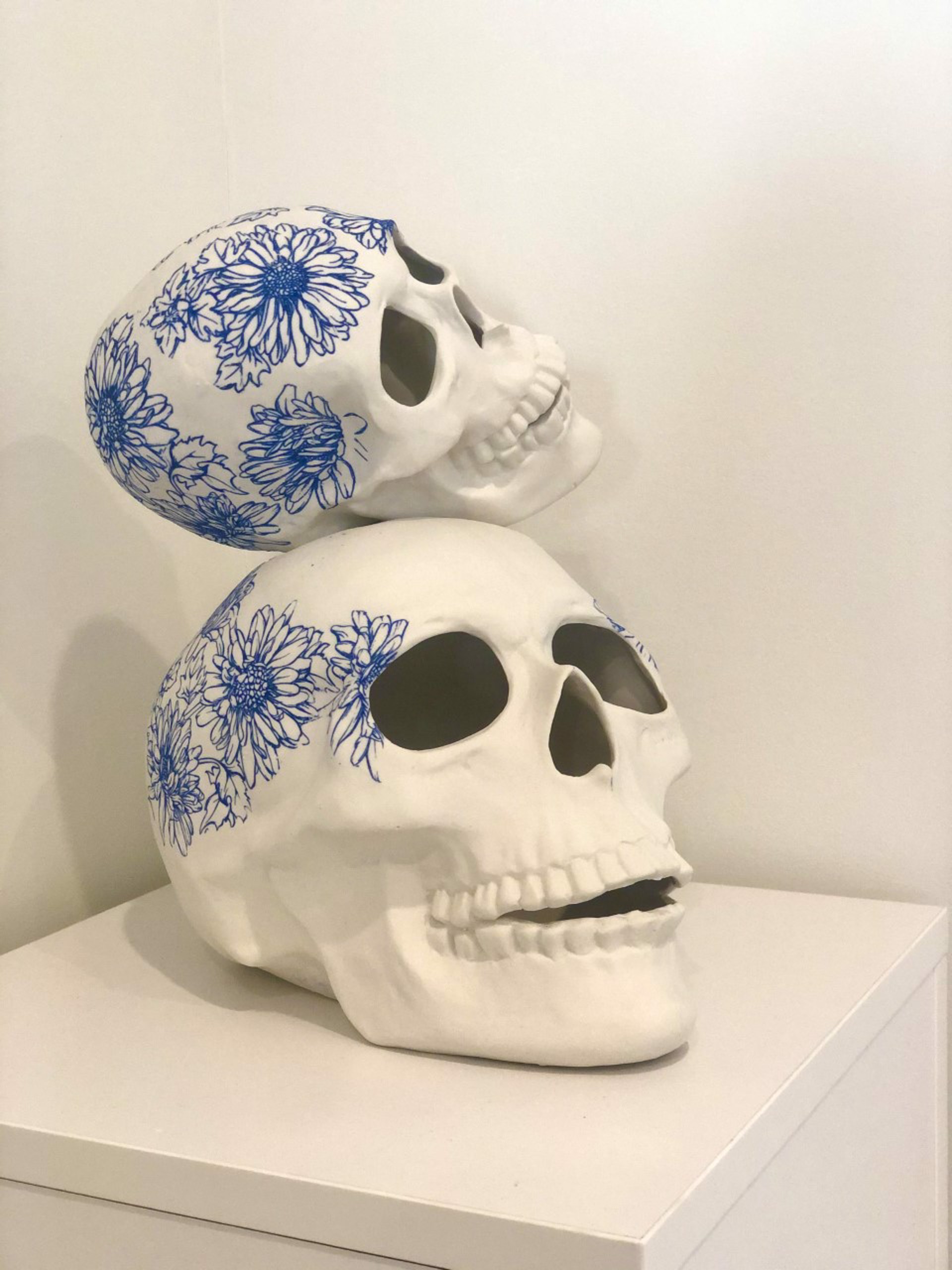 Floral Skull by Jeff Herrity