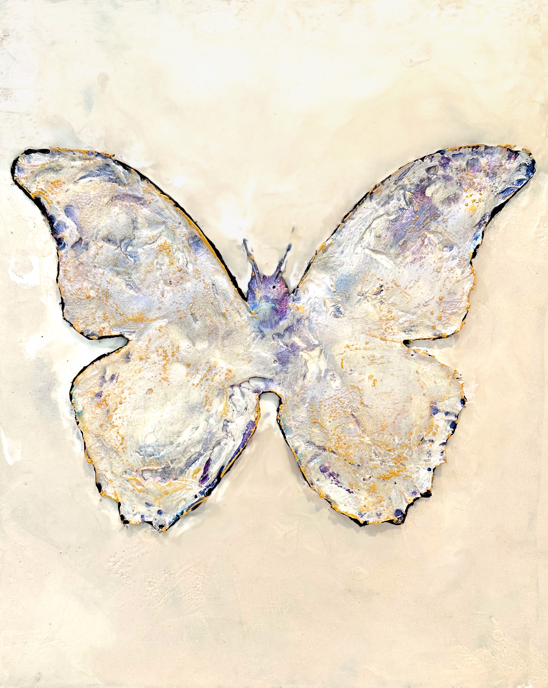 White Morpho III by Meredith Pardue