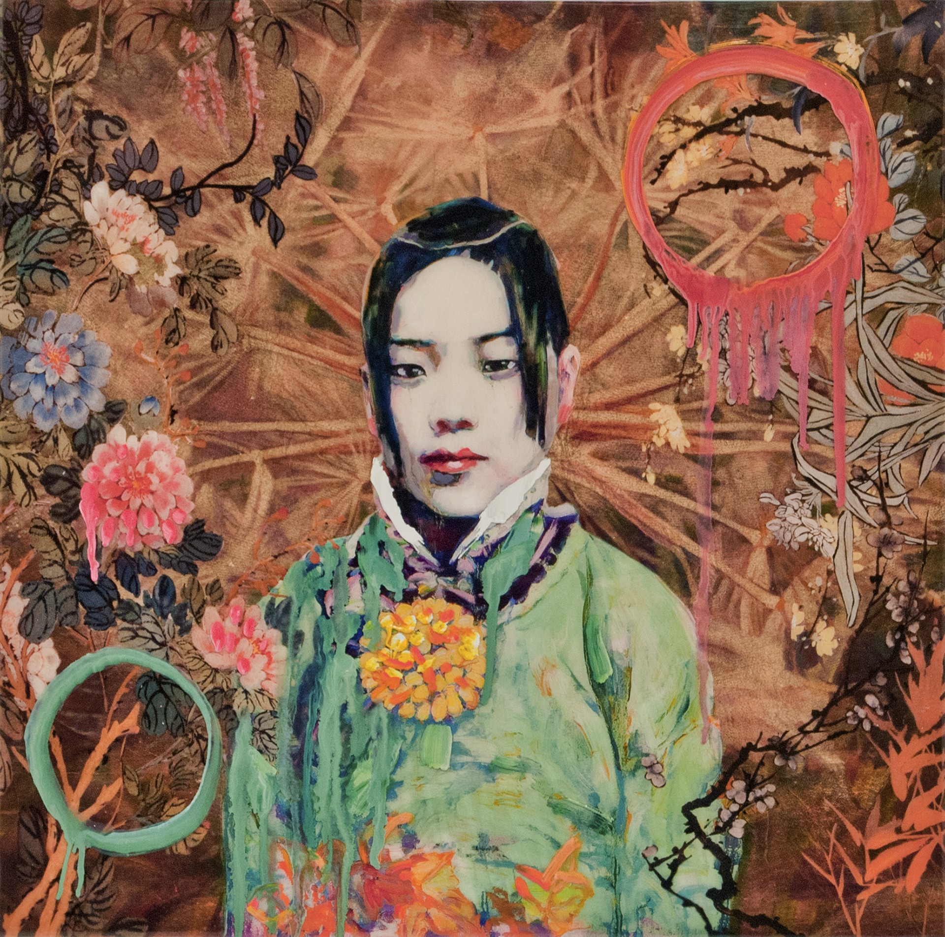 Lady Blossom by Hung Liu